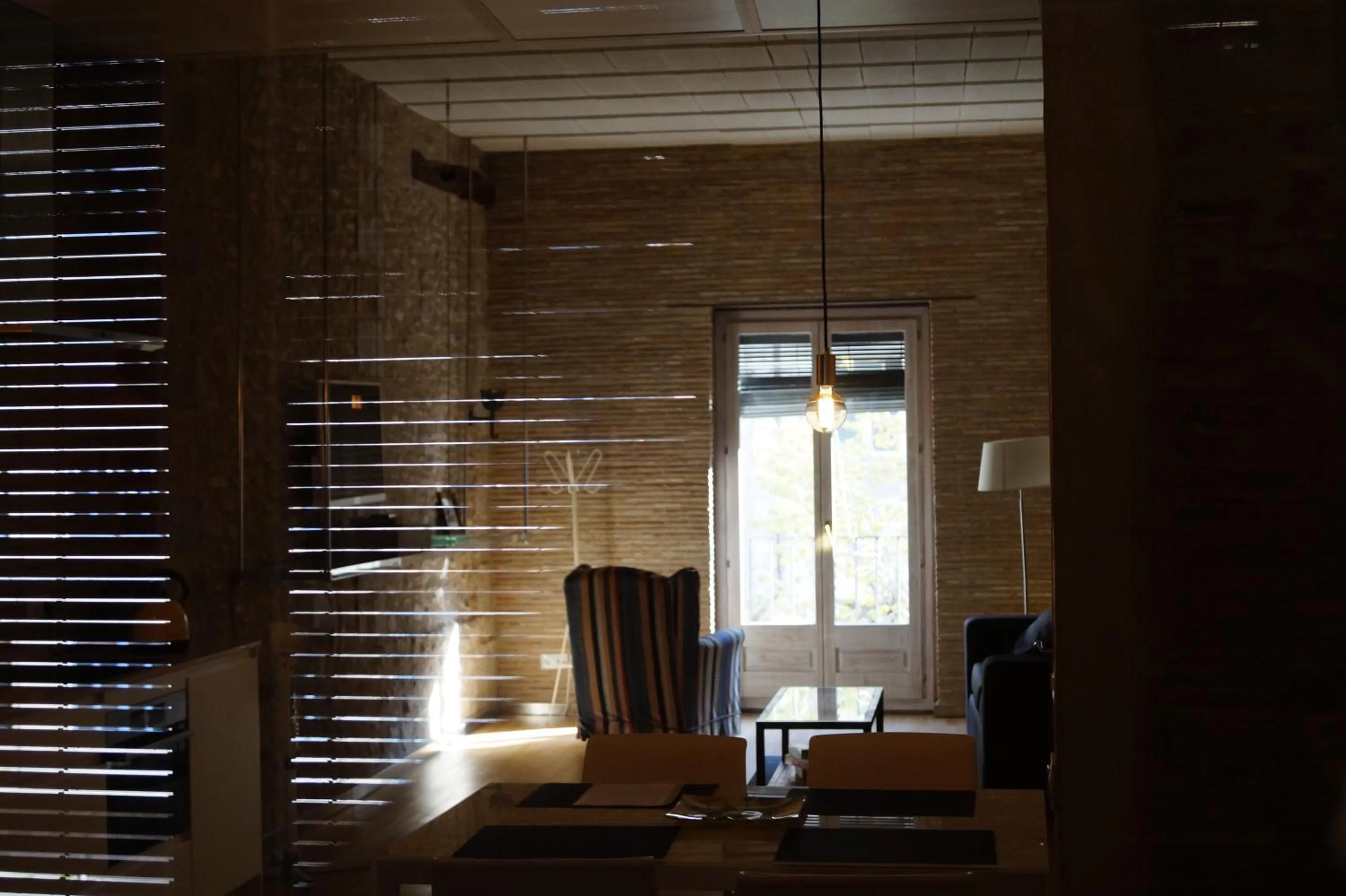 Living room in Onyar apartments Rambla de la llibertat 27