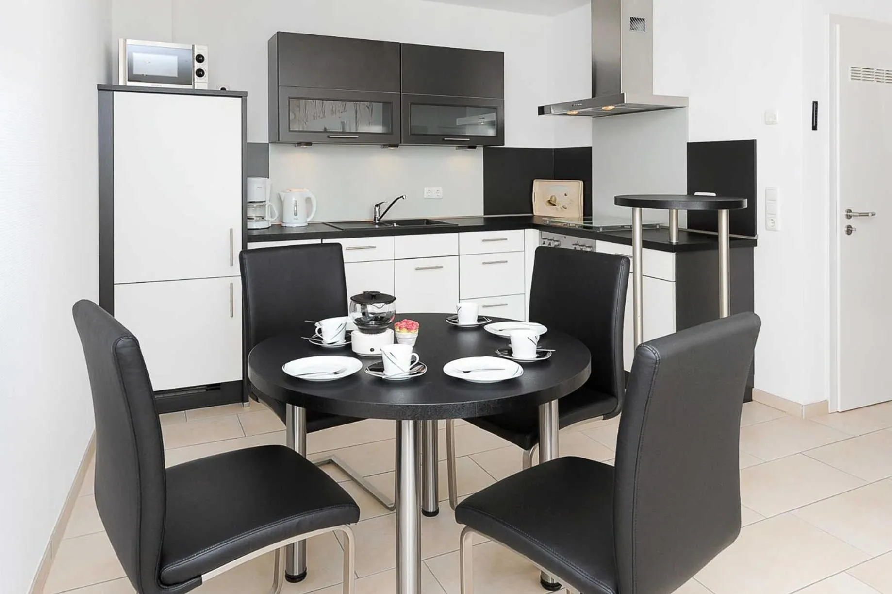 Kitchen or kitchenette in Residenz am Hafen