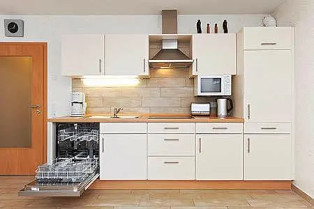 Kitchen or kitchenette in Residenz am Hafen