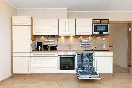 Kitchen or kitchenette in Residenz am Hafen