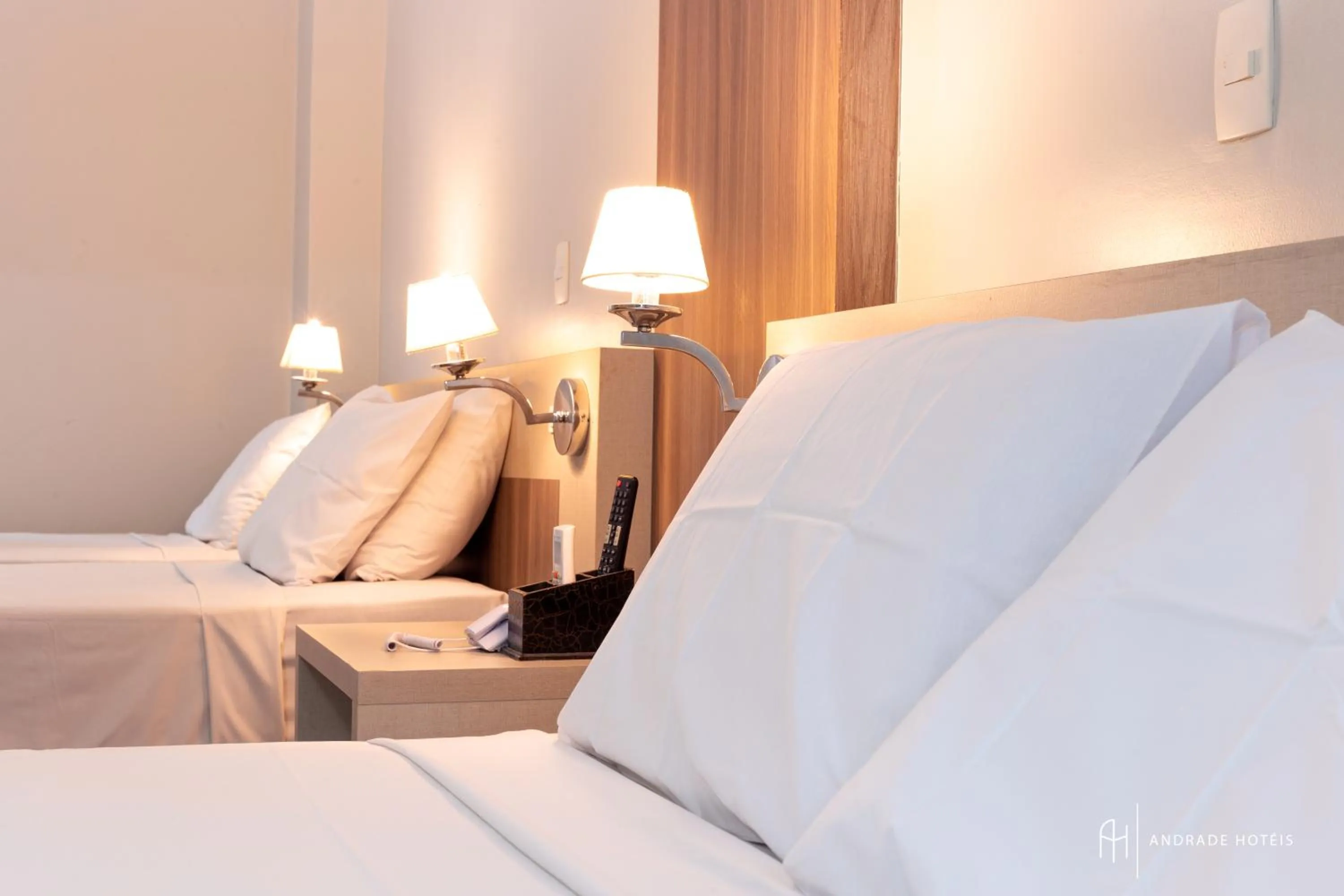 Bed in Rede Andrade Mercado Hotel