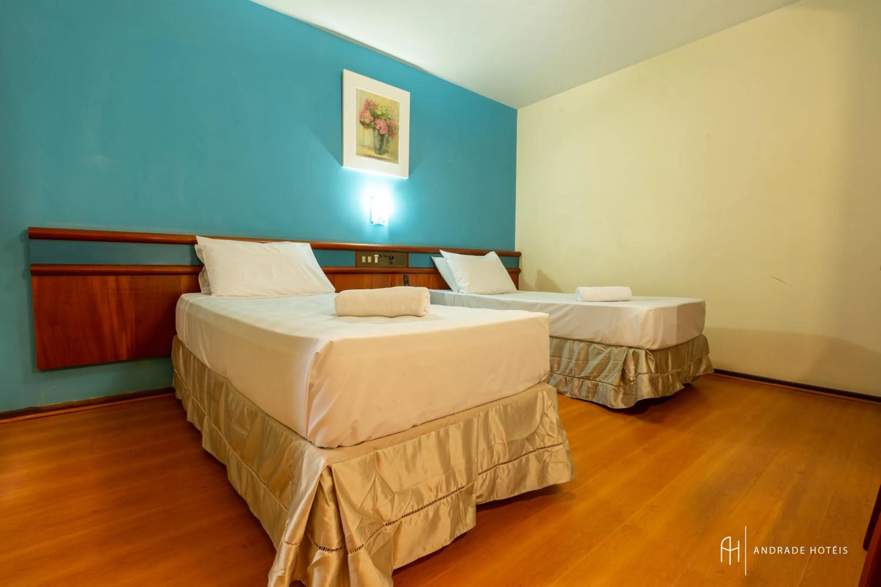 Bed in Rede Andrade Mercado Hotel