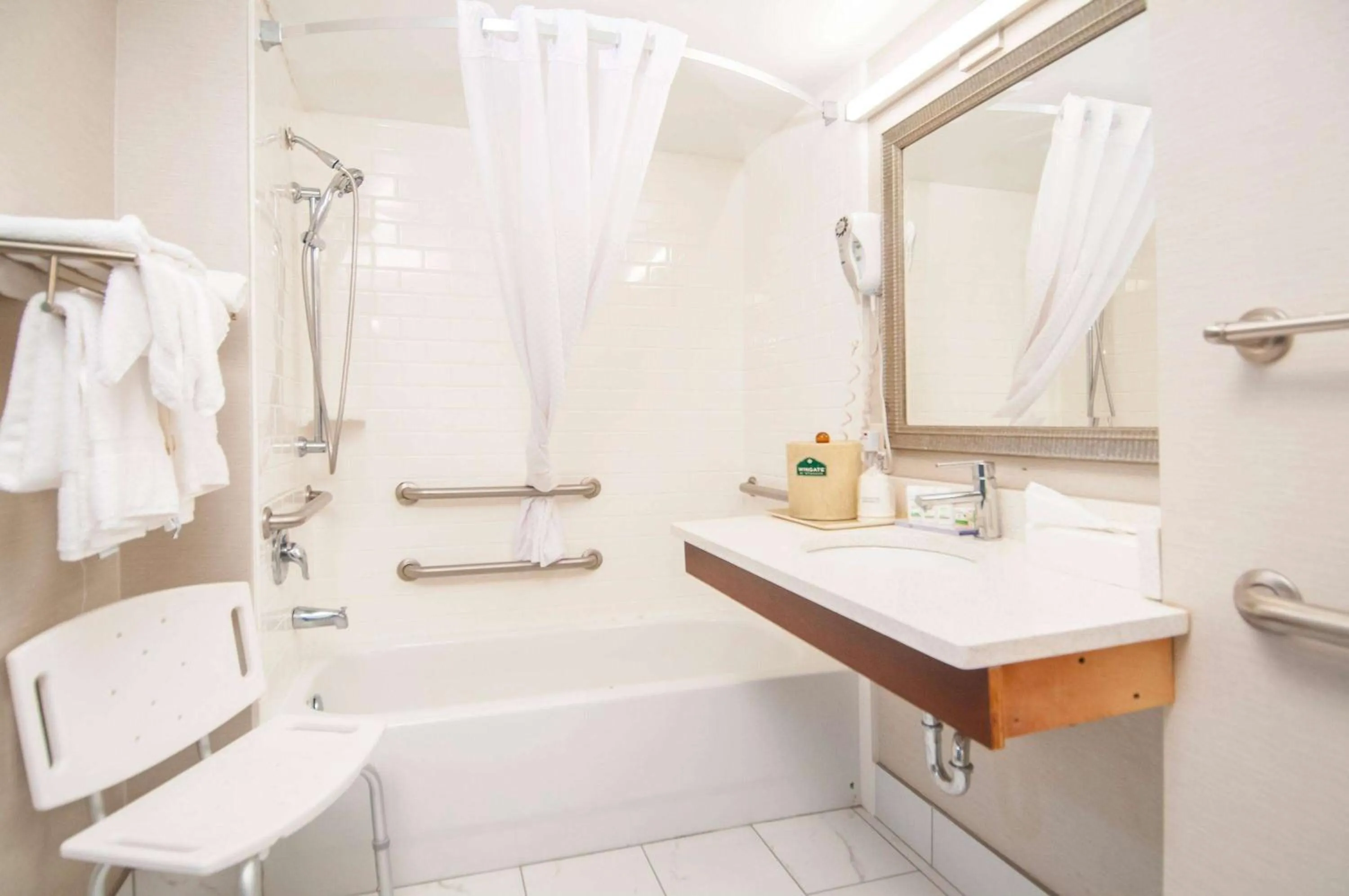 Bathroom in Wingate by Wyndham Tuscaloosa