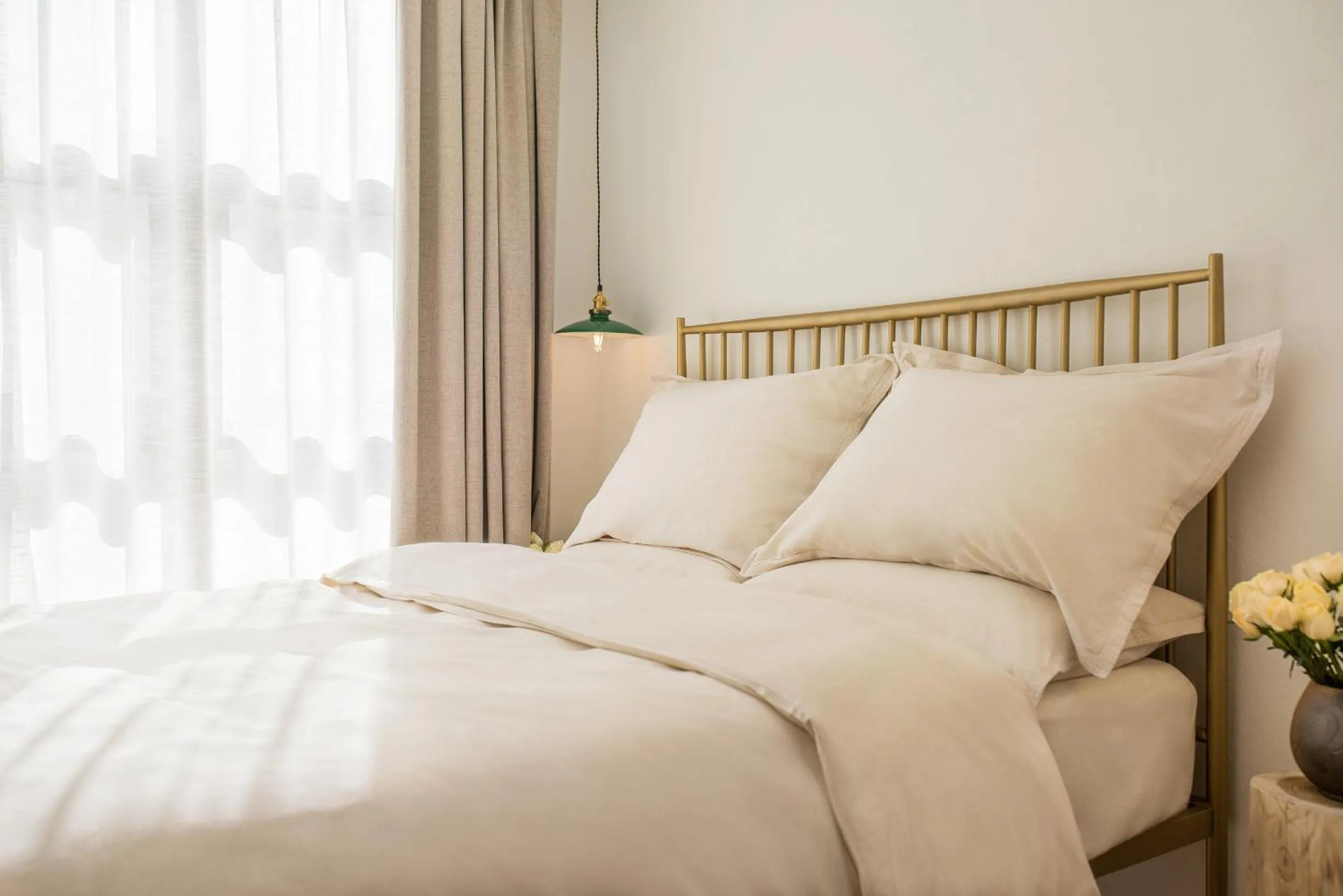 Bed in Yuanshanqing·Stone Hill Seaview Guesthouse