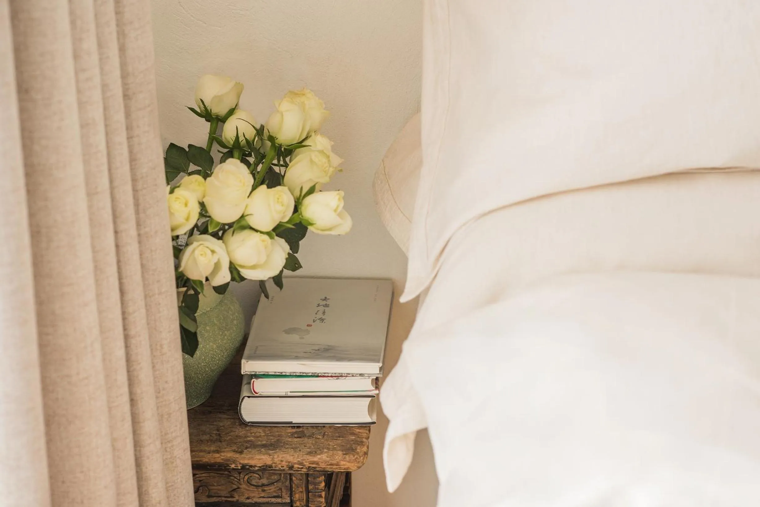 Bed in Yuanshanqing·Stone Hill Seaview Guesthouse