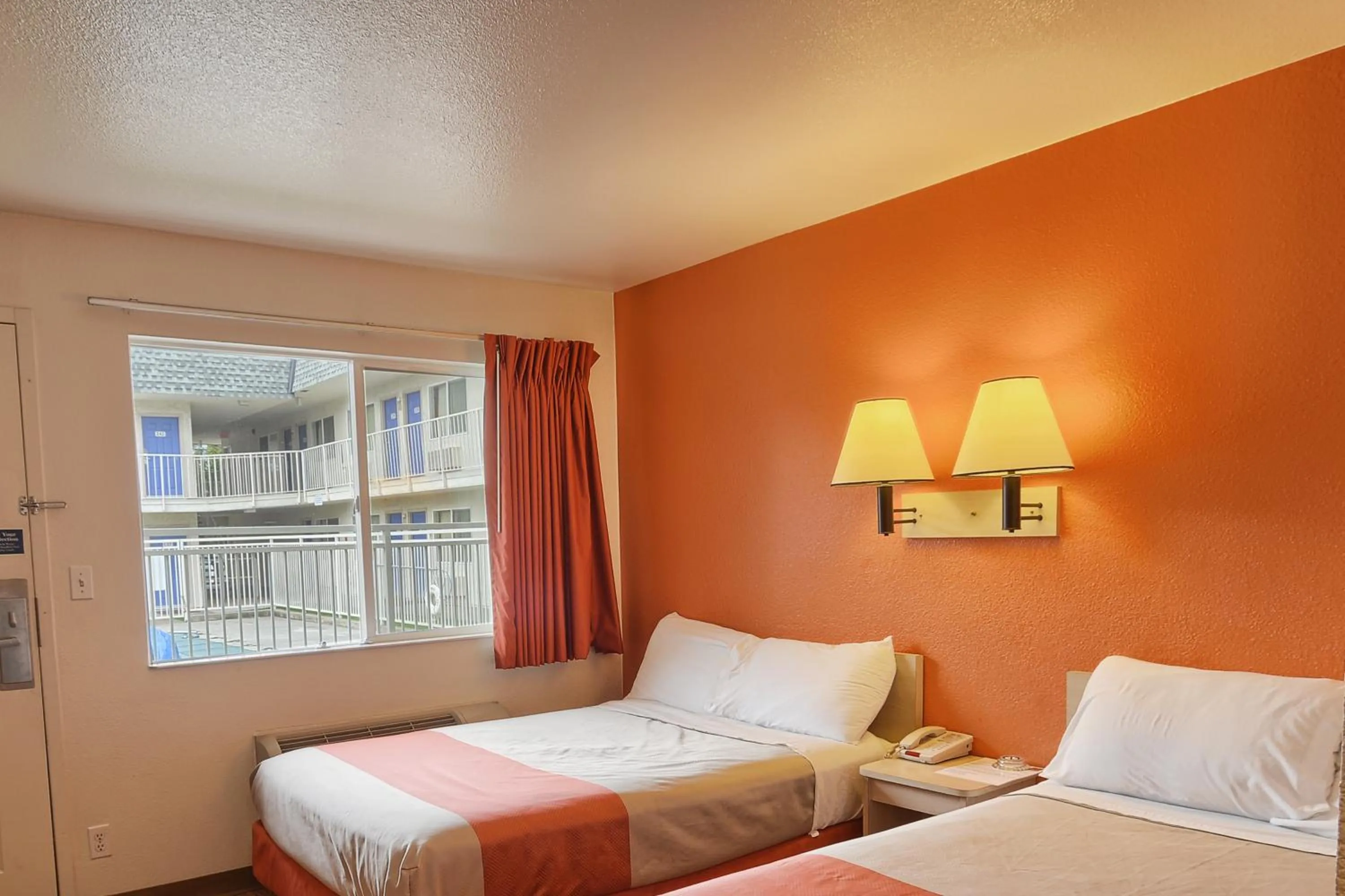 Bed in Motel 6-Coeur D'Alene, ID