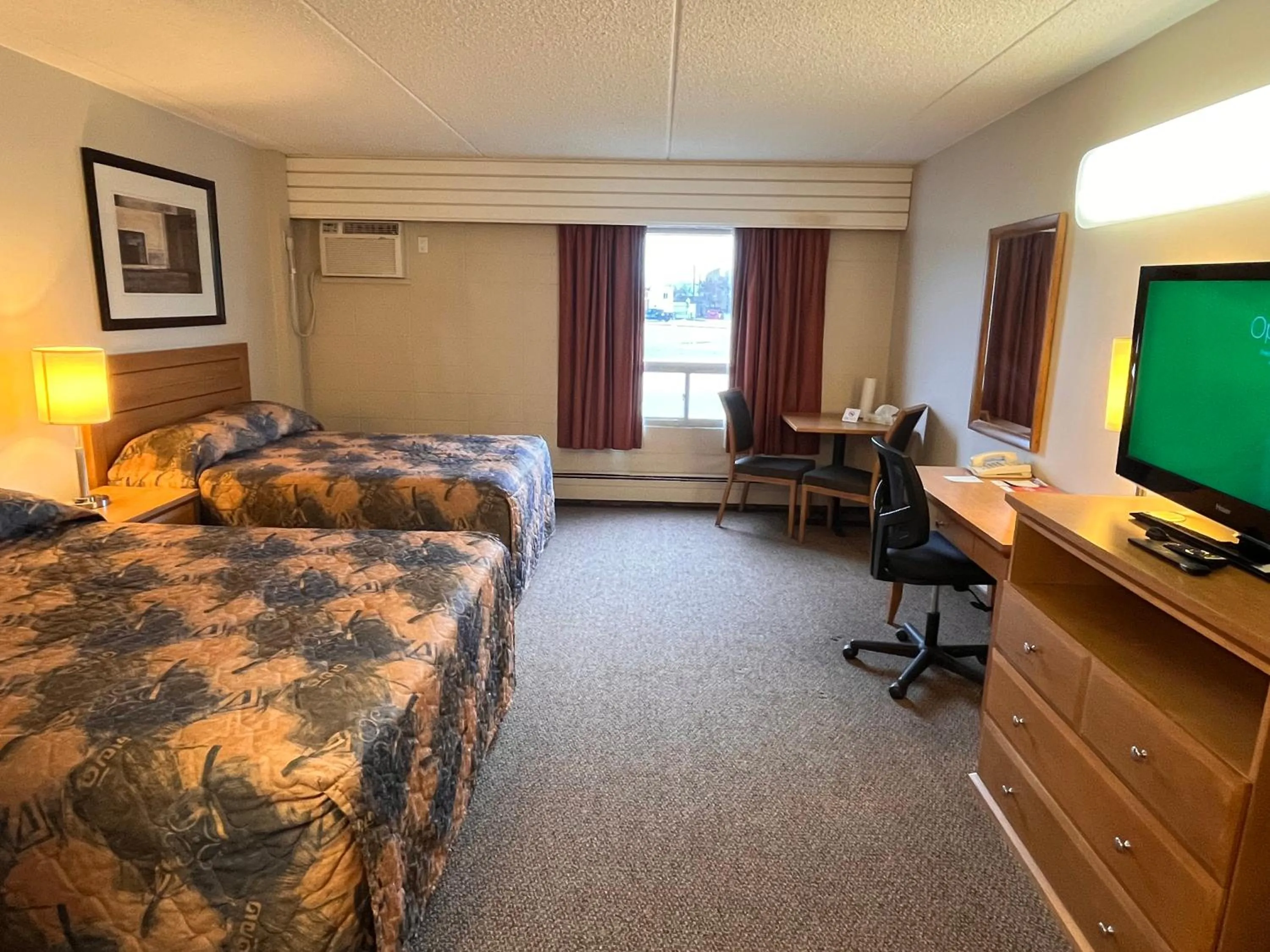 Bed in BCMInns - Peace River