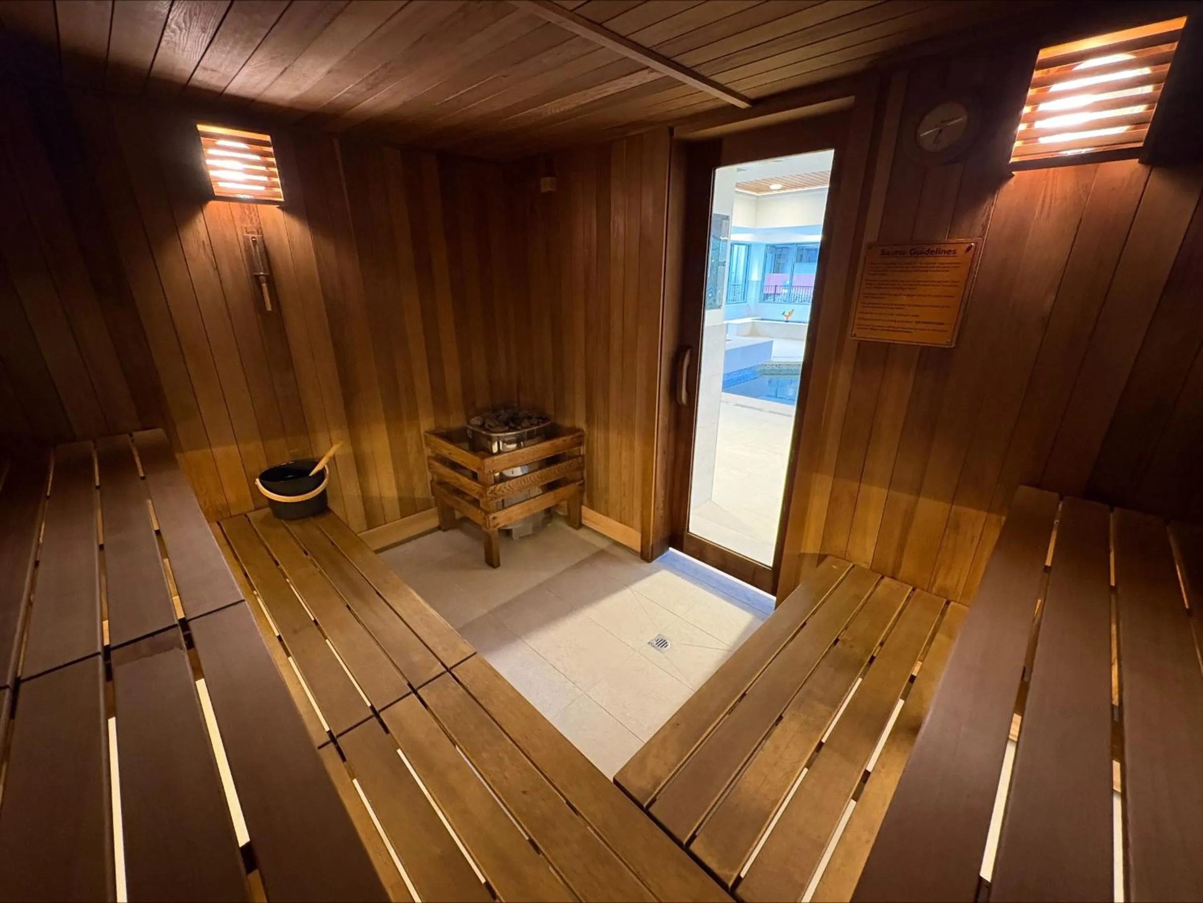 Sauna in Cumberland Lorne Resort