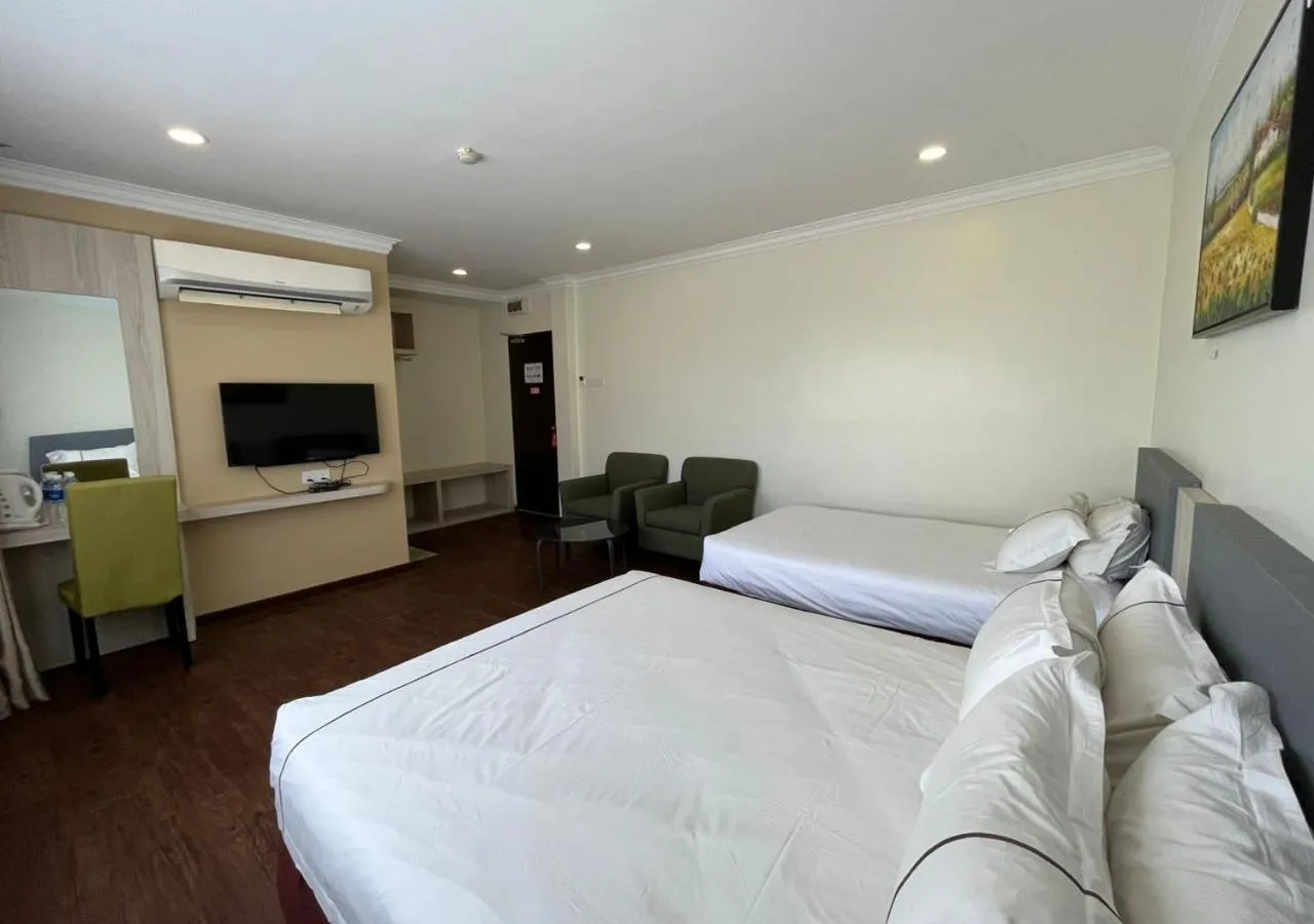Bed in Angsoka Hotel