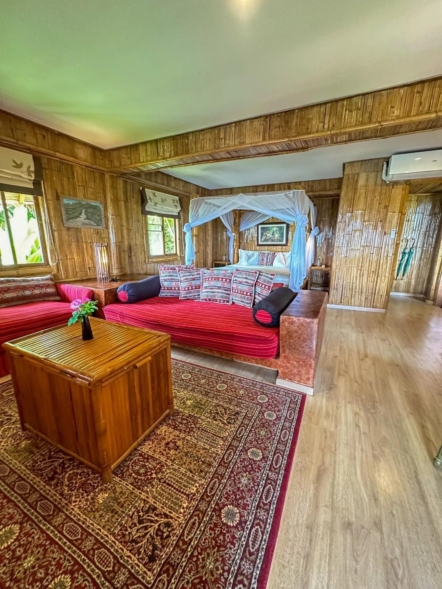 Bed in Phu Chaisai Chiang Rai Mountain Resort