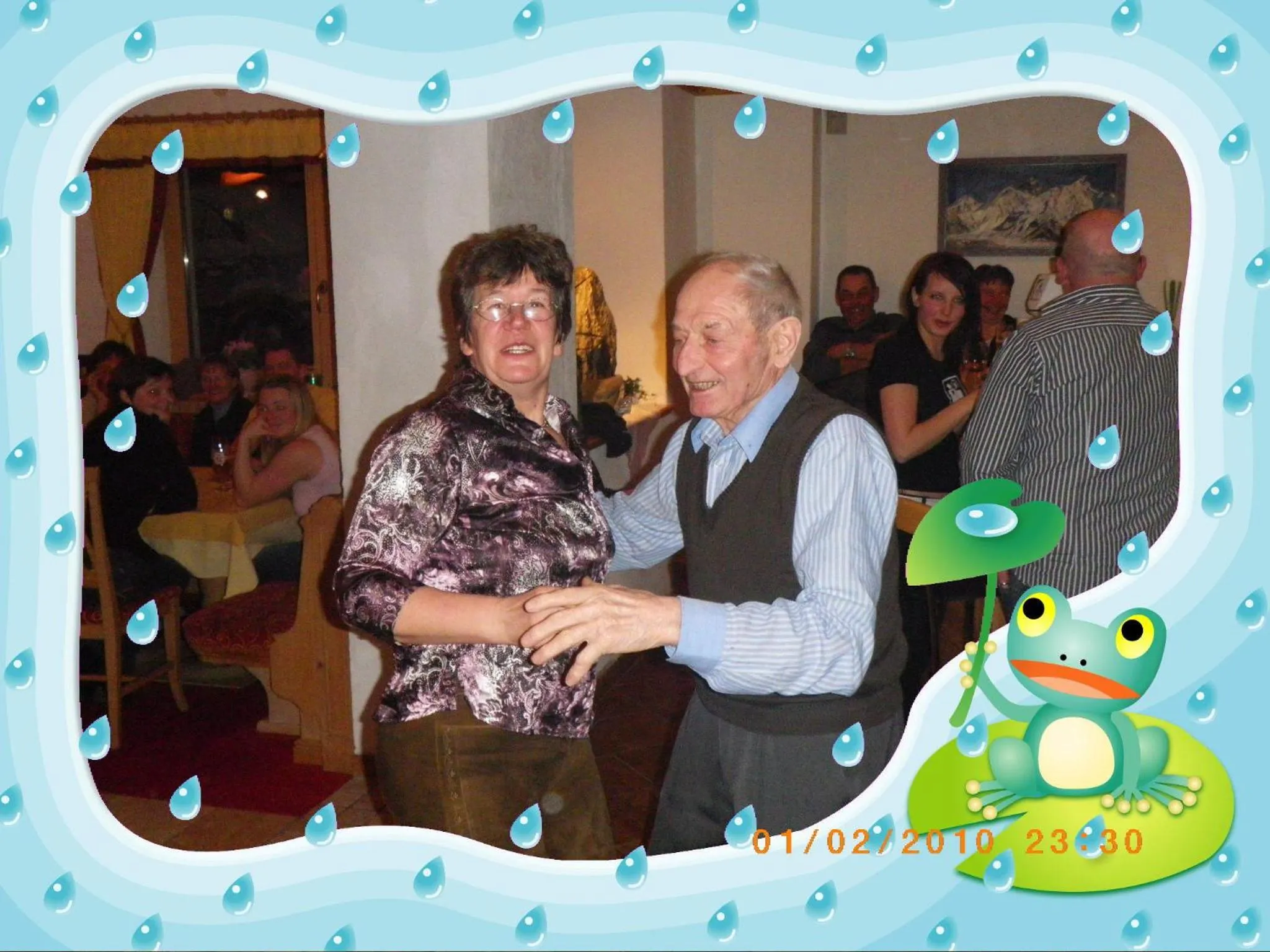 group of guests in Gampeler Hof