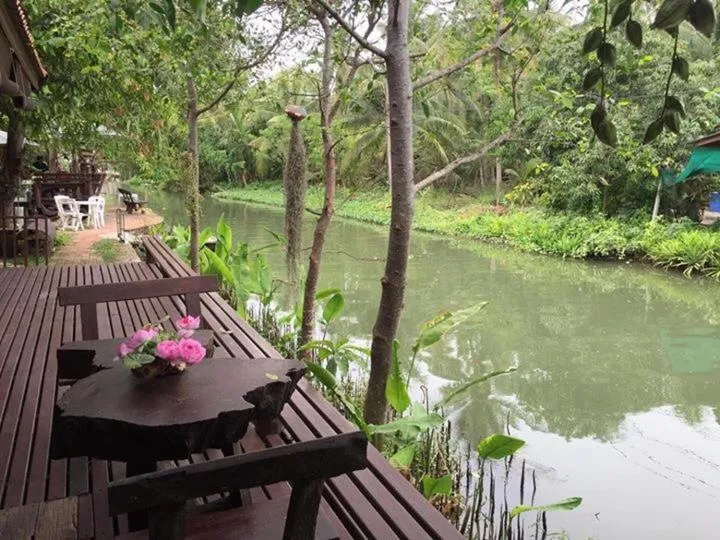 River view in BaanSuanLeelawadee Resort Amphawa