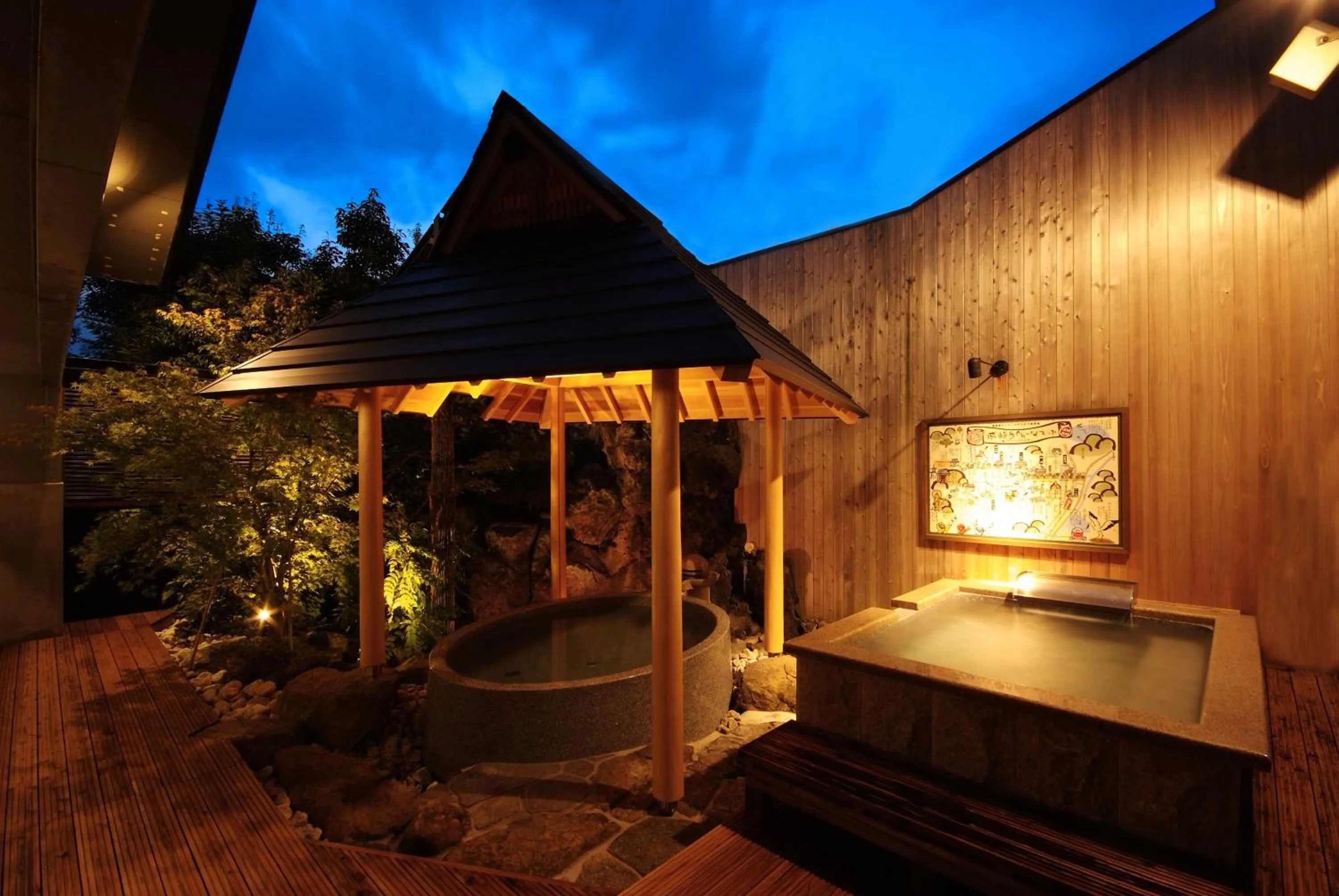 Hot Spring Bath in Onishiya Suishoen