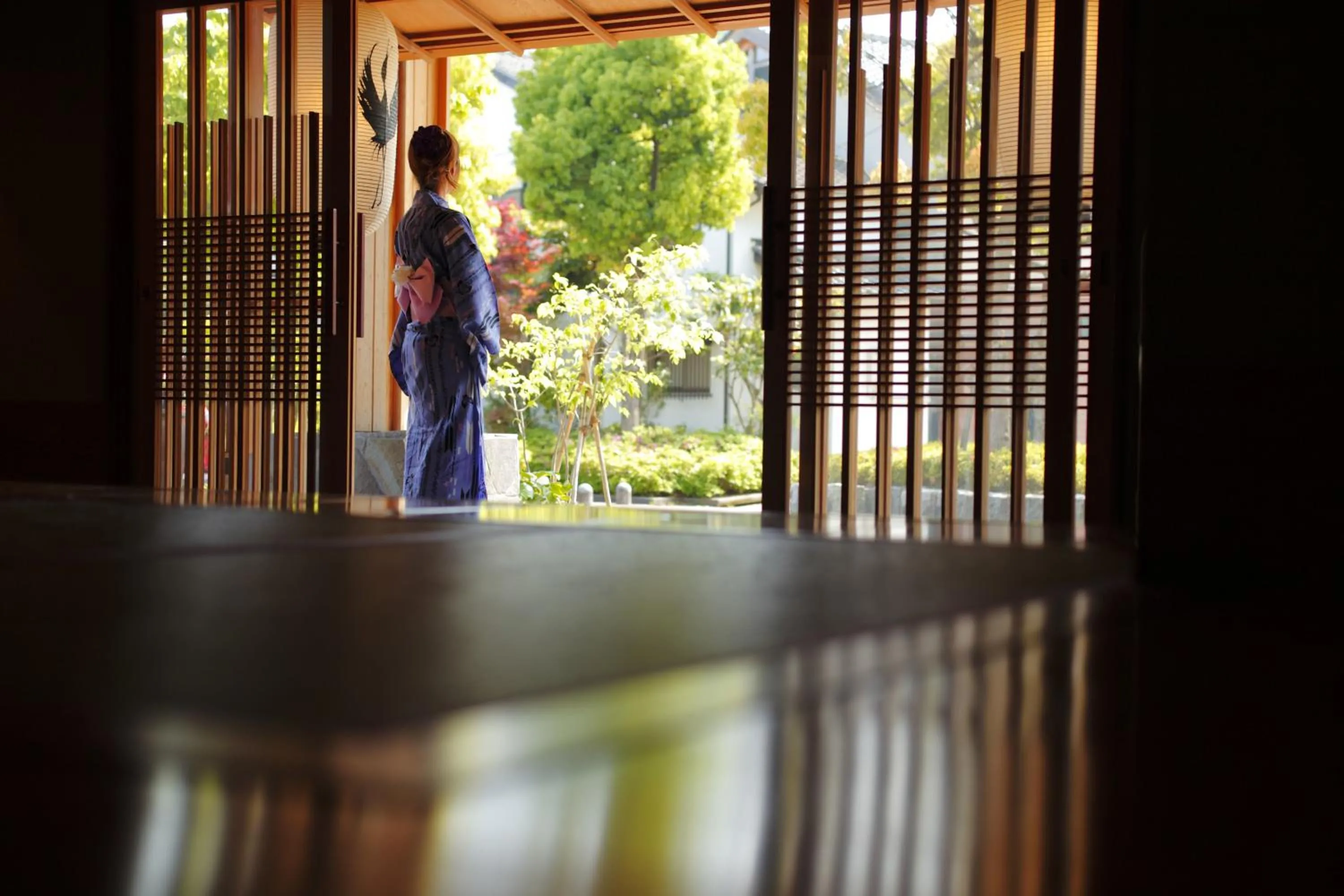 Facade/entrance in Onishiya Suishoen
