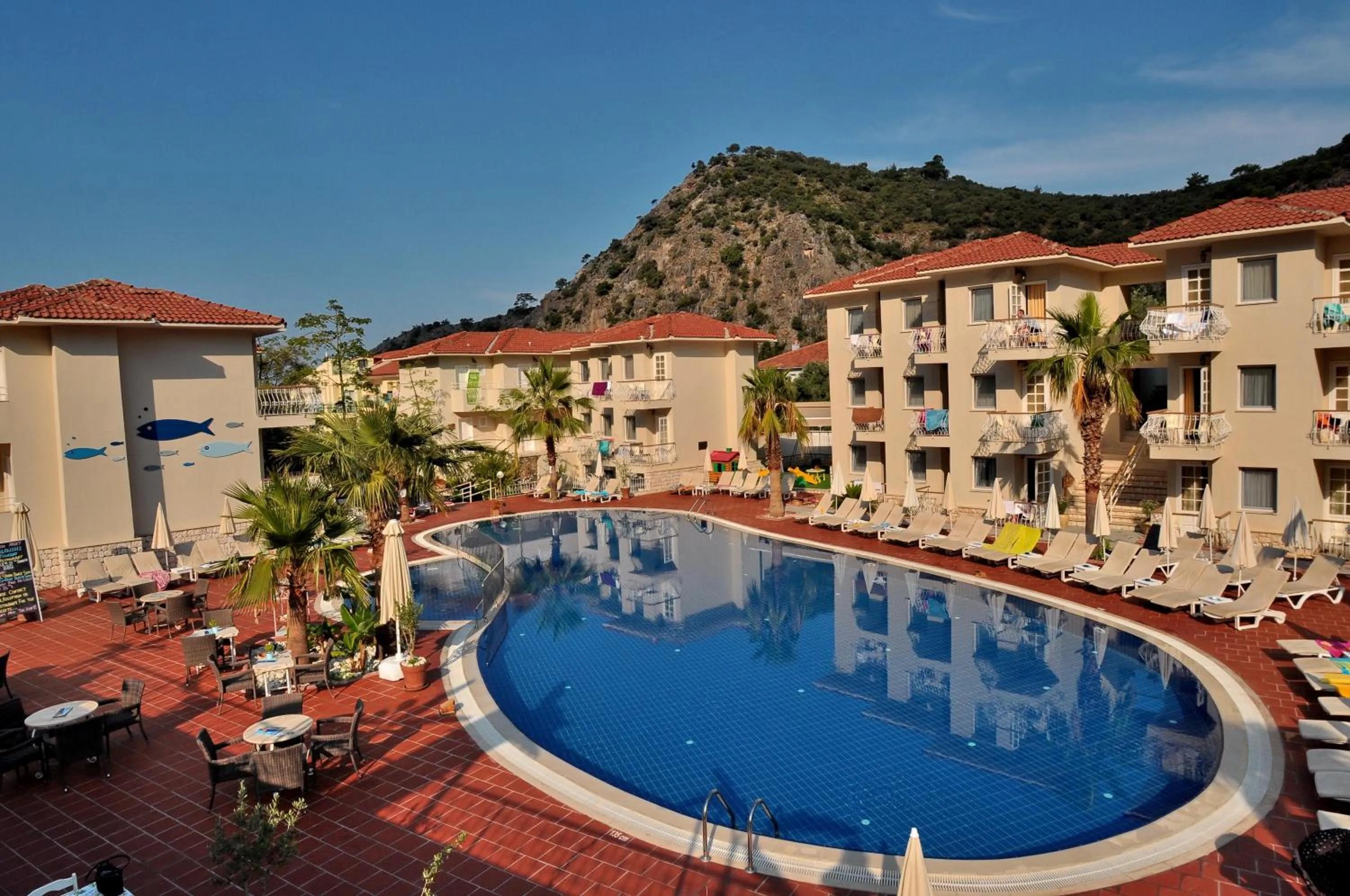 Bird's eye view in The Blue Lagoon Deluxe Hotel