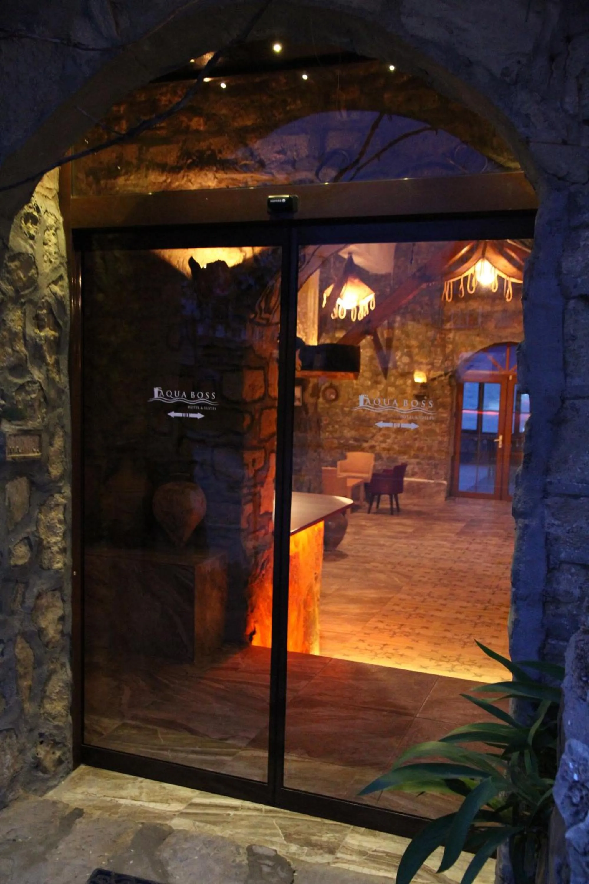 Facade/entrance in Aqua Boss Hotel