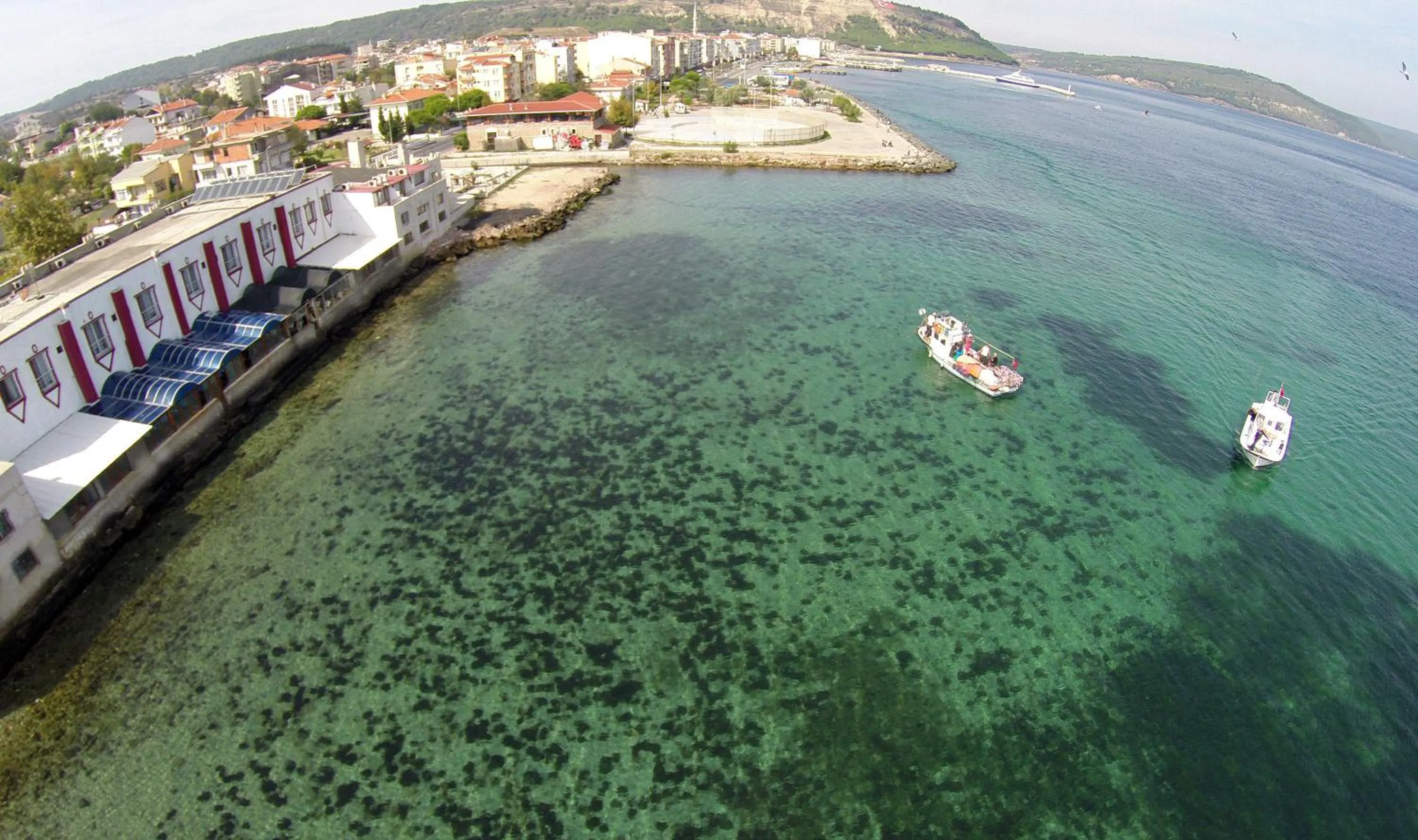 Bird's eye view in Aqua Boss Hotel