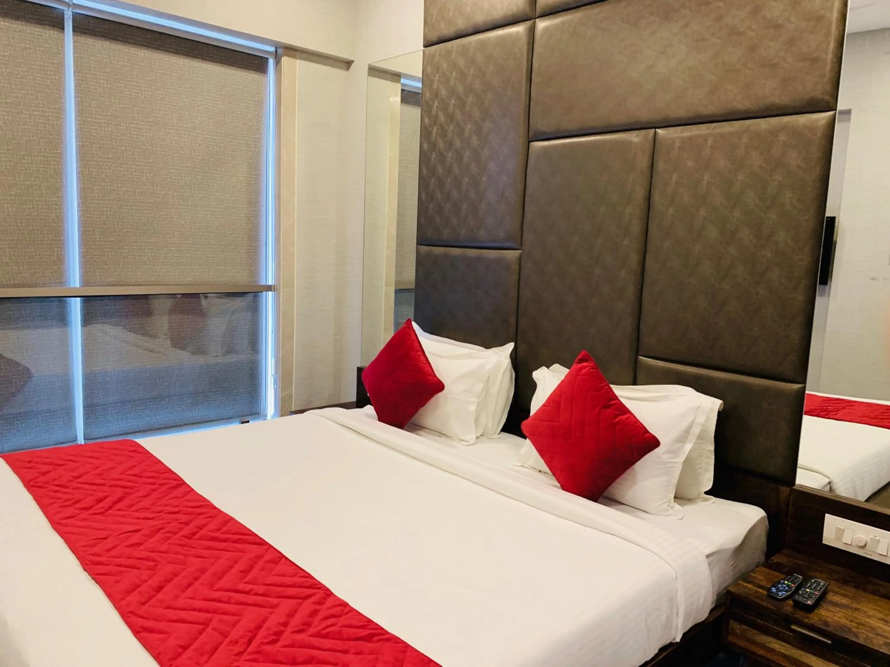Bedroom, Bed in Theory9 Premium Service Apartments Khar