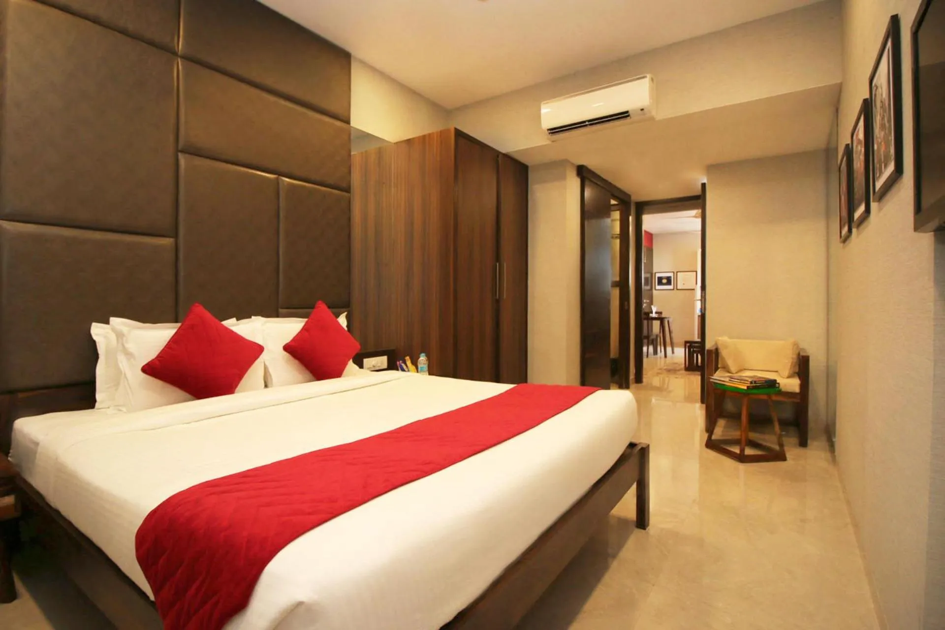 Bedroom, Bed in Theory9 Premium Service Apartments Khar
