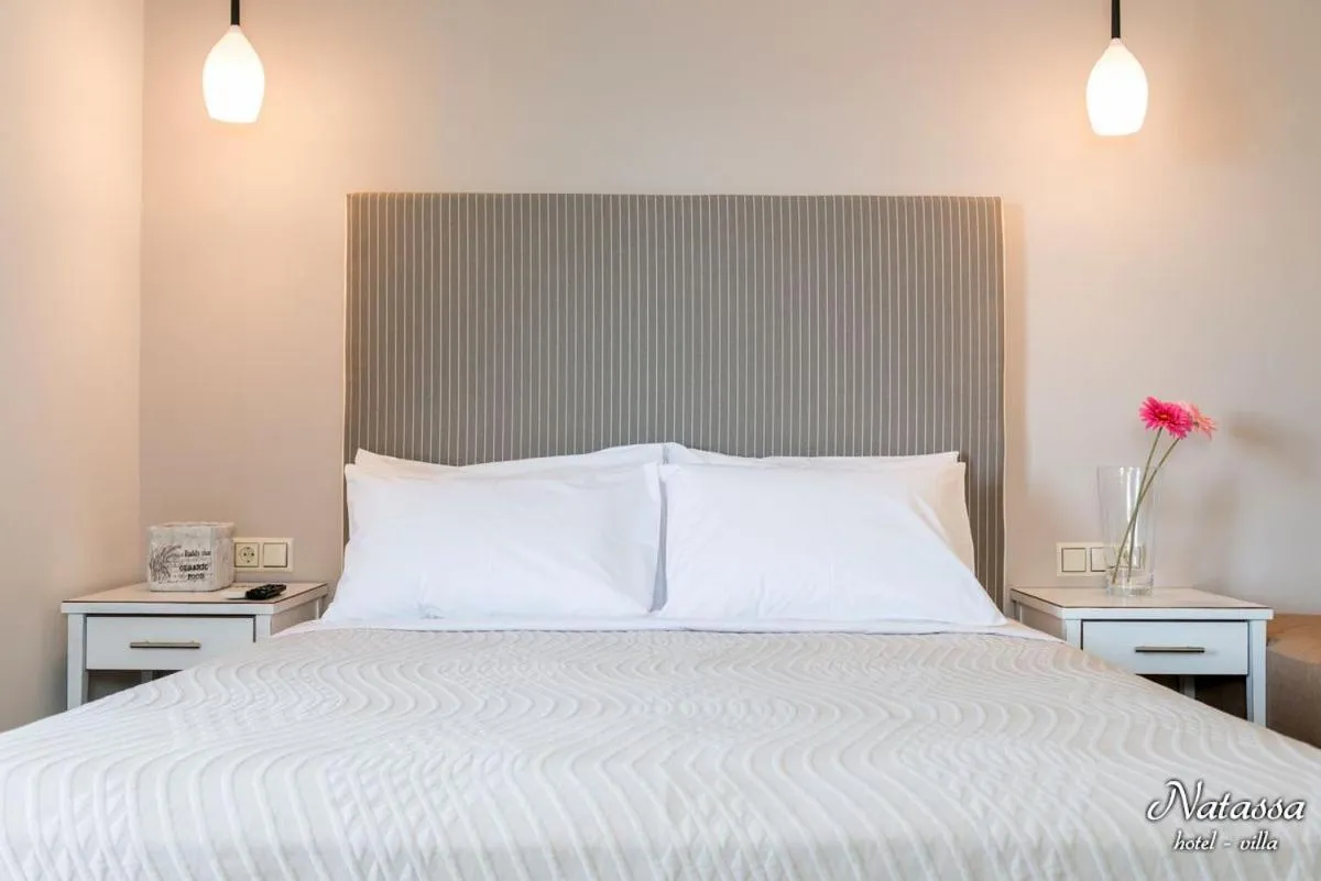 Bed in Hotel Villa Natassa
