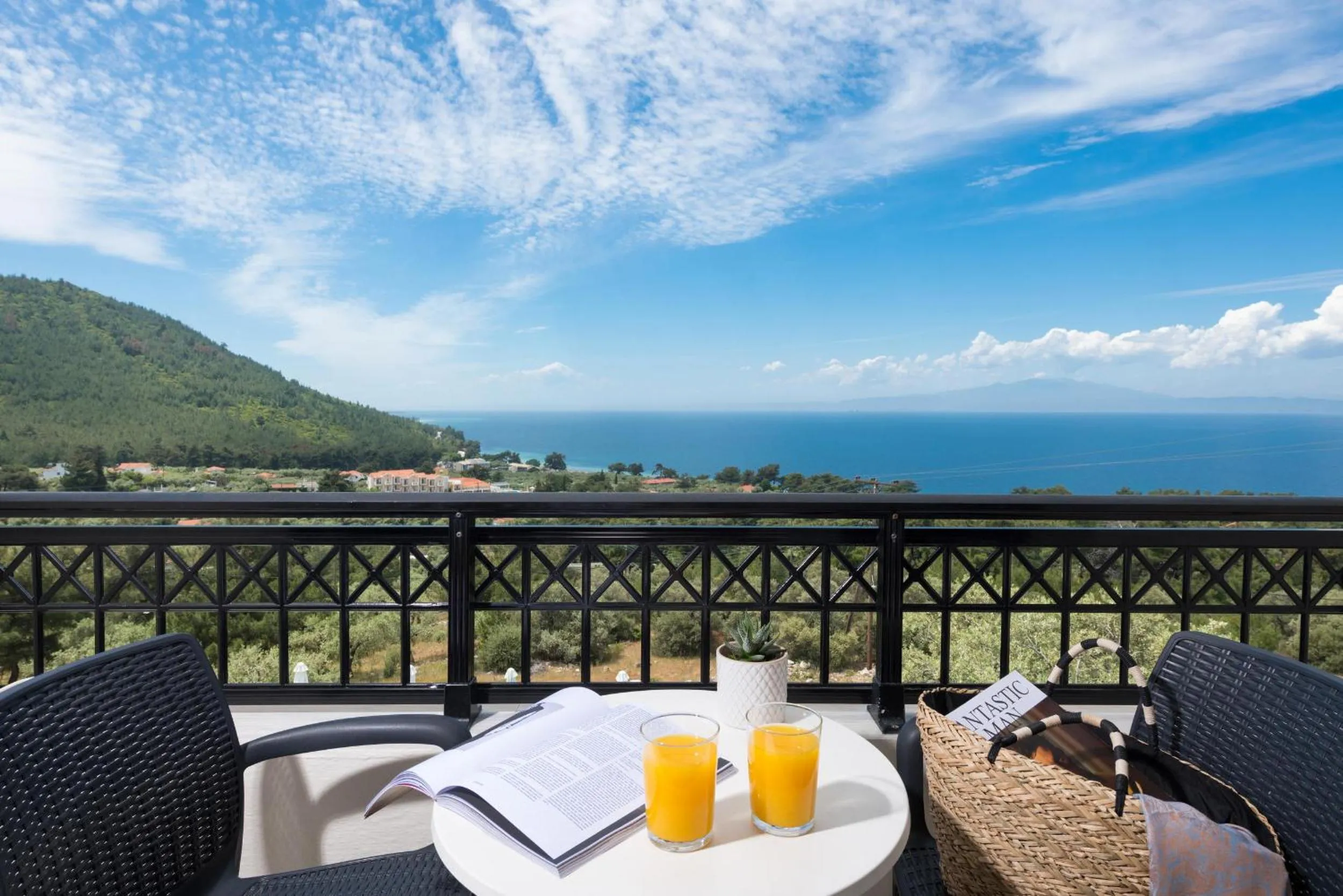 Balcony/Terrace in Hotel Villa Natassa