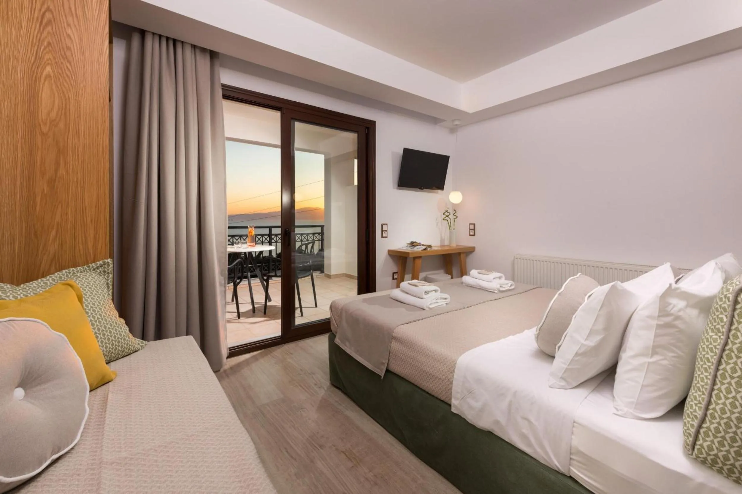 Bed in Hotel Villa Natassa