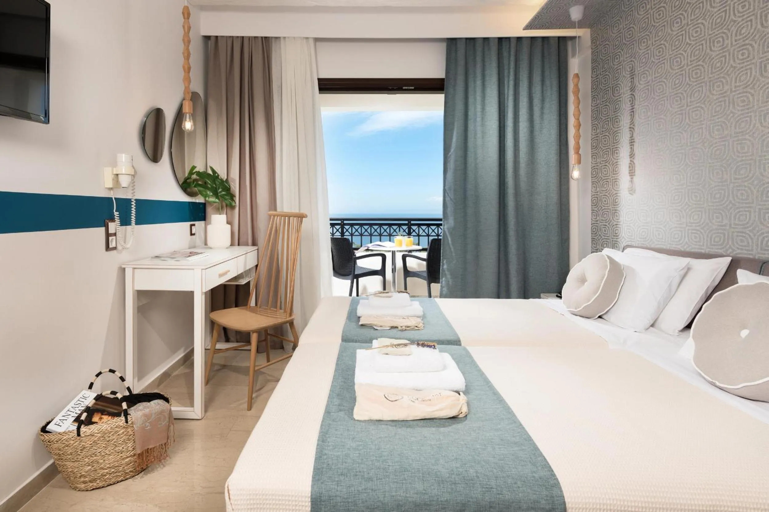 Balcony/Terrace in Hotel Villa Natassa