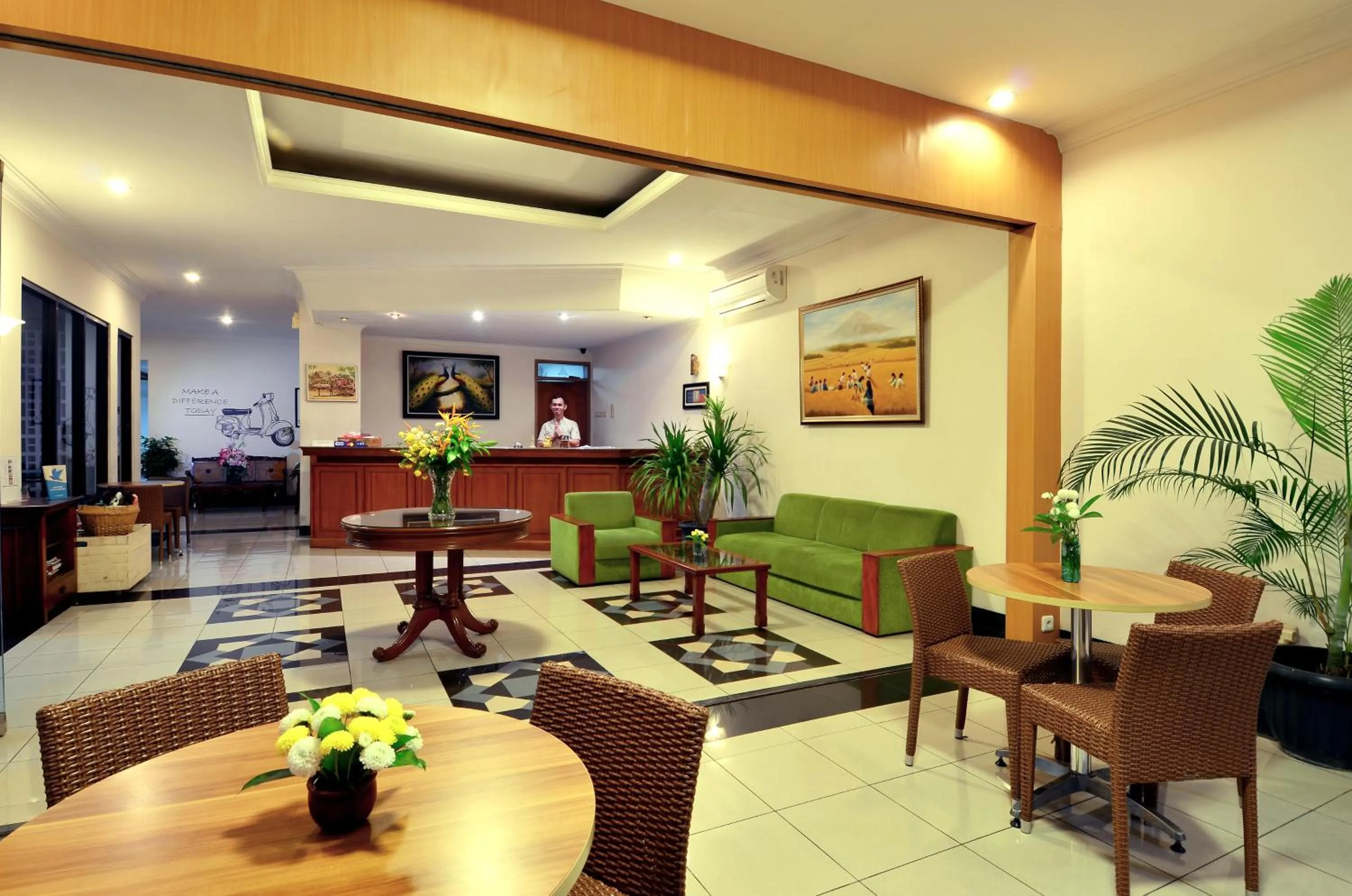 Lobby or reception in Griya Sentana Hotel