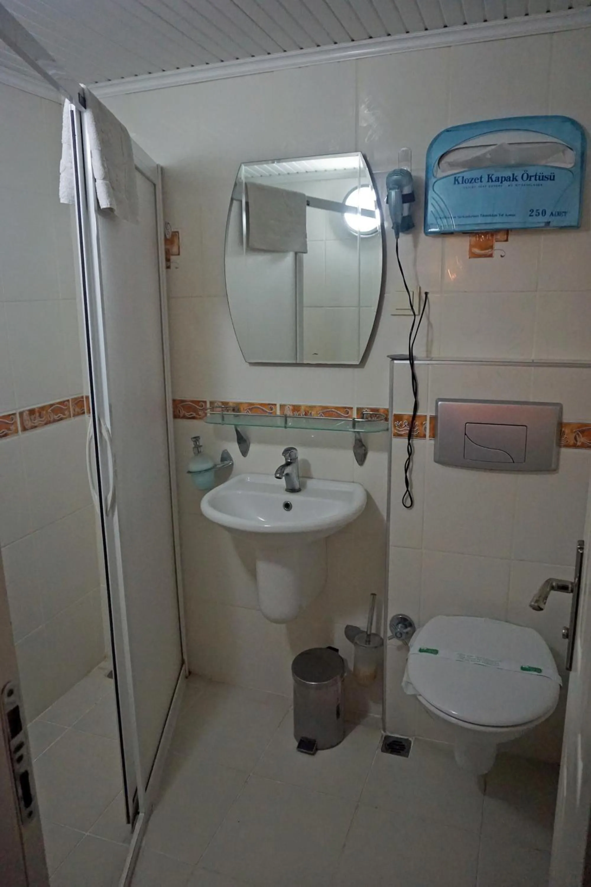 Shower in Boss Hotel