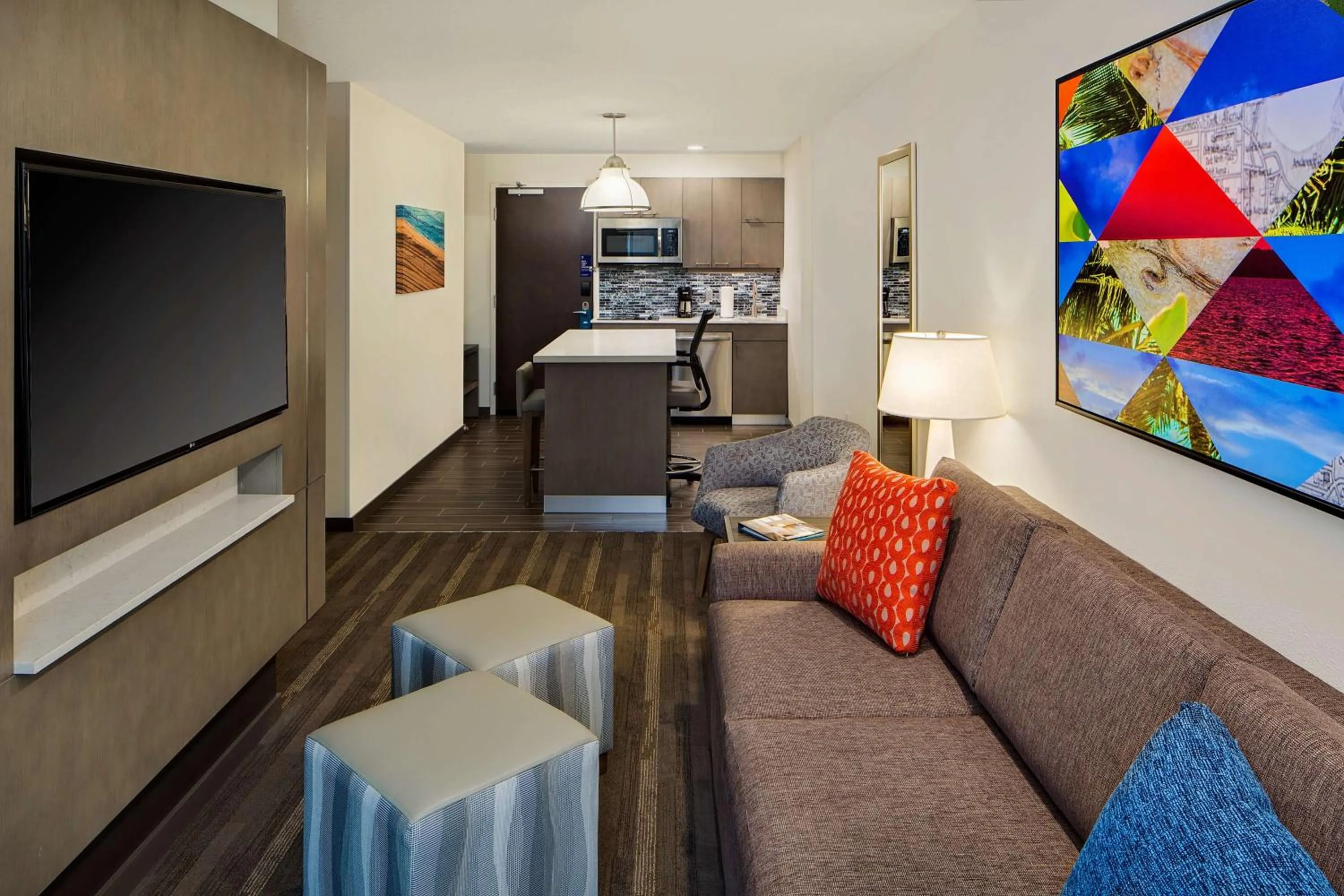 Photo of the whole room in Hyatt House across from Universal Orlando Resort