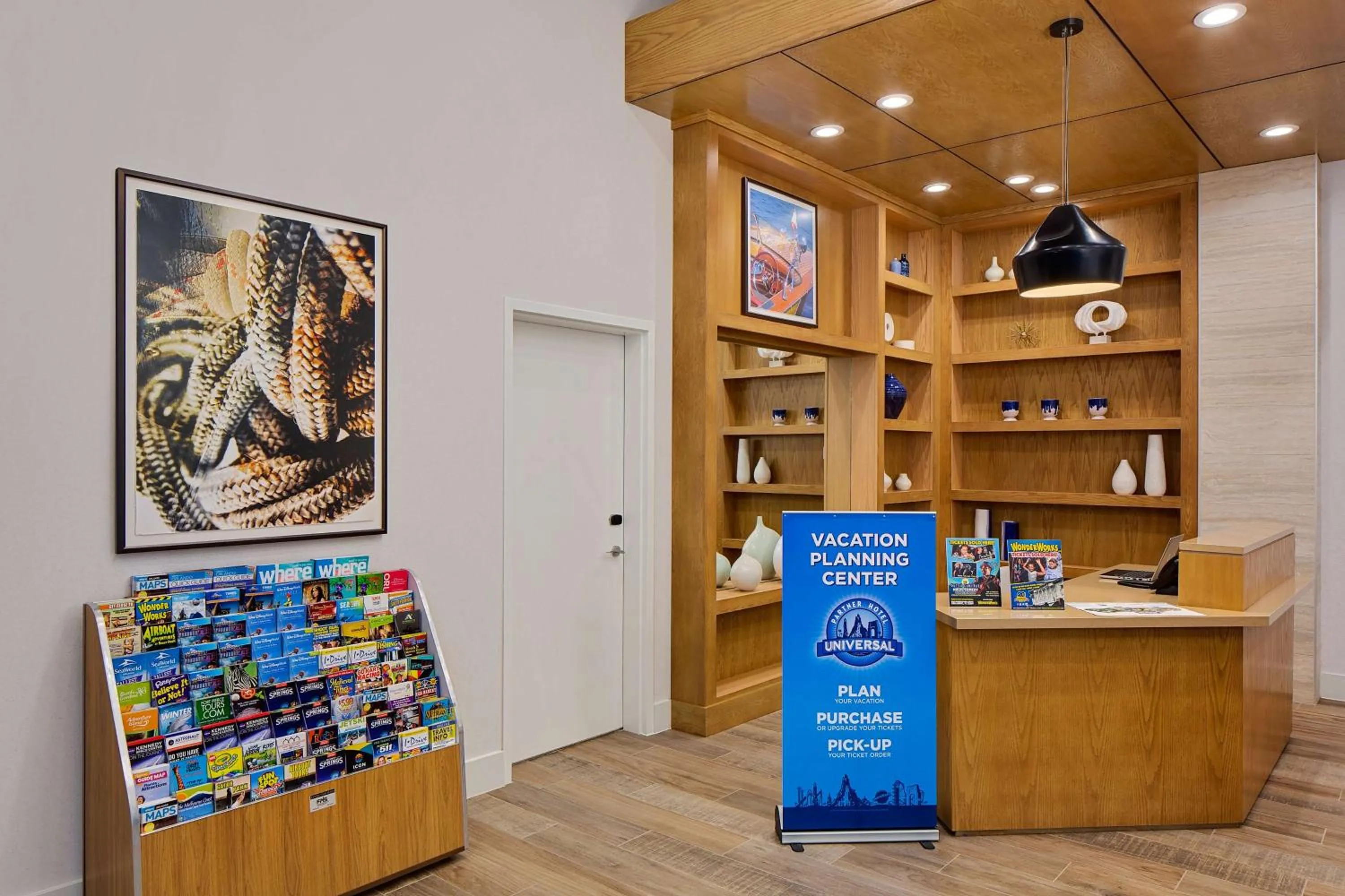 Lobby or reception in Hyatt House across from Universal Orlando Resort