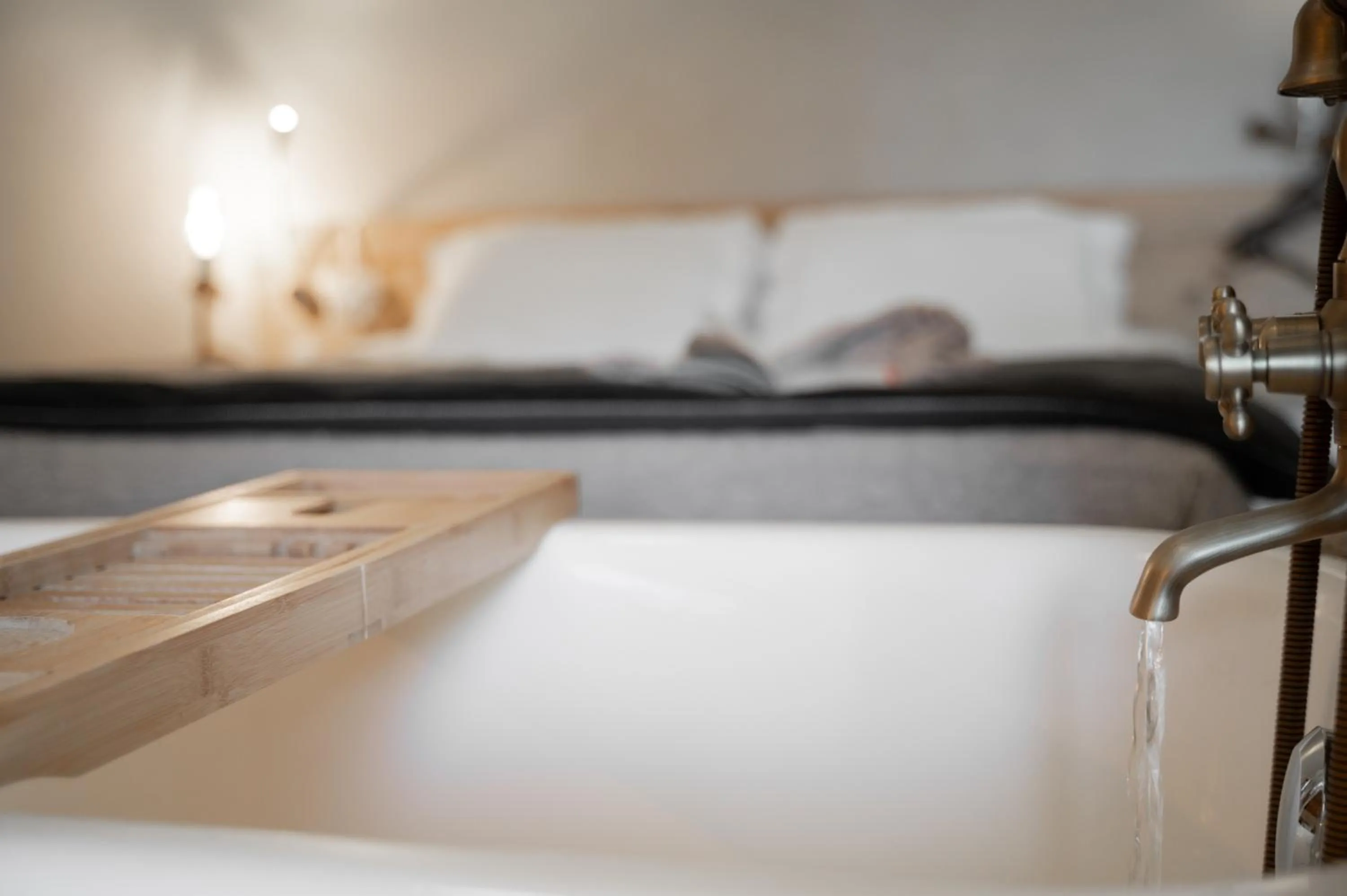 Bath in Baita Naturas con piscina idromassaggio calda, privata e gratuita