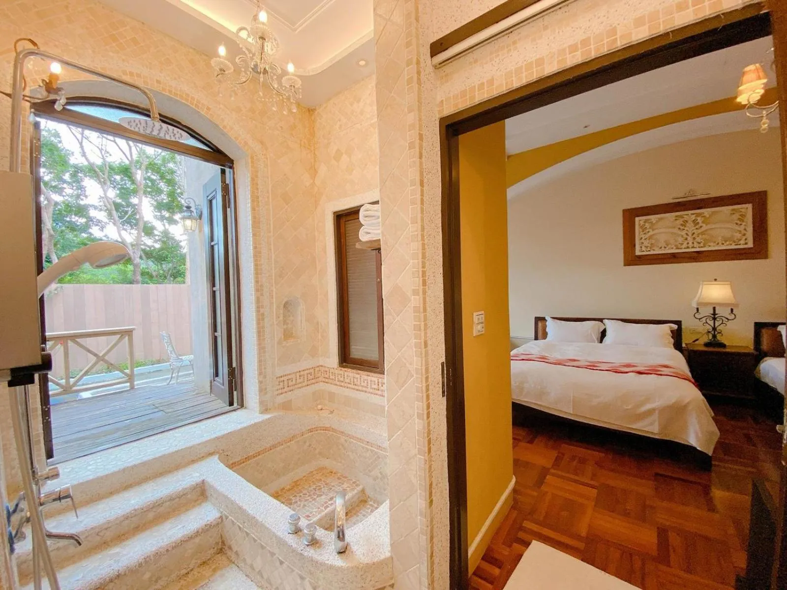 Bed in My Chateau Resort