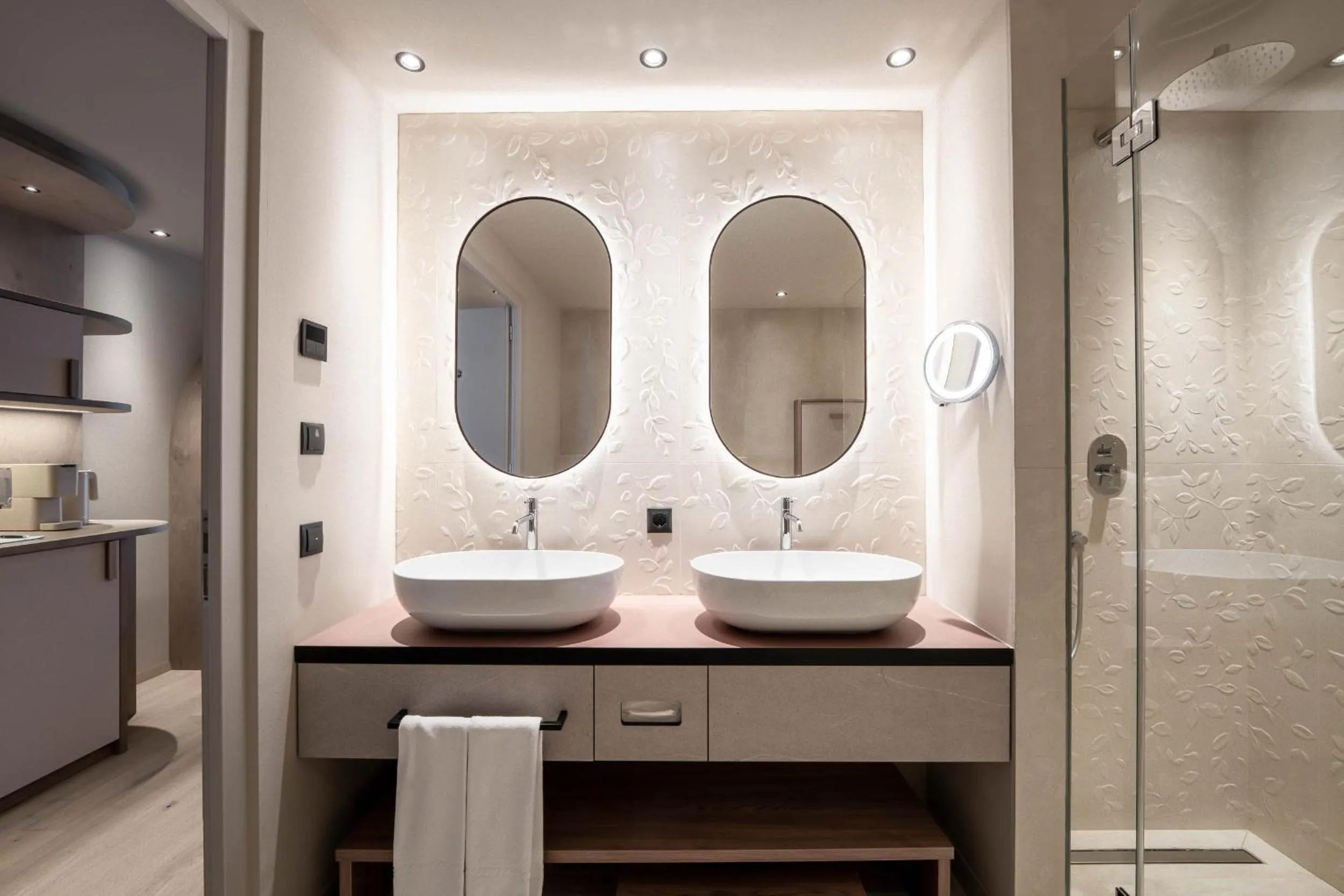 Bathroom in Biancaneve Family Hotel