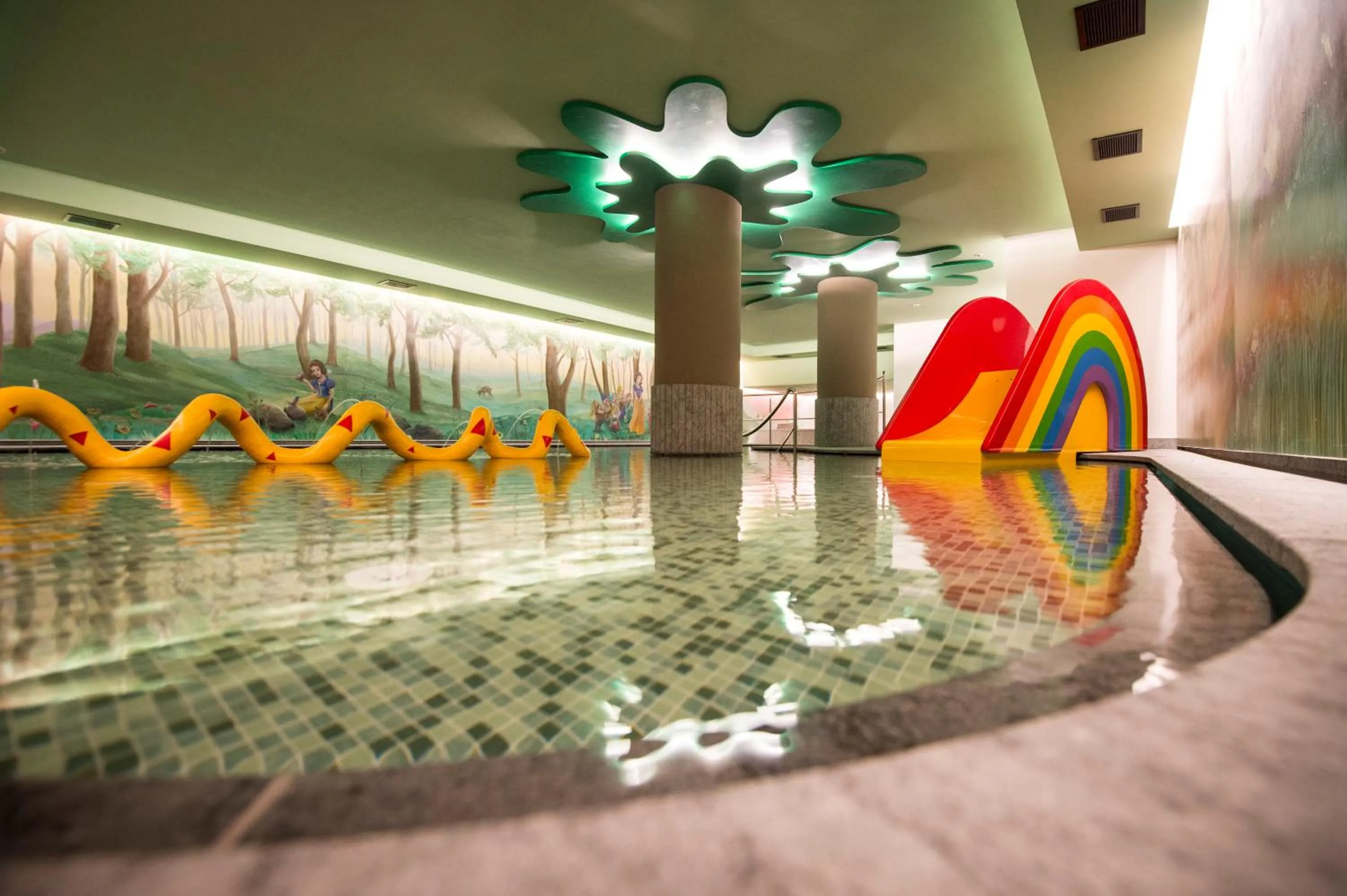 Aqua park in Biancaneve Family Hotel