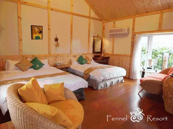 Bed in Fennel Resort