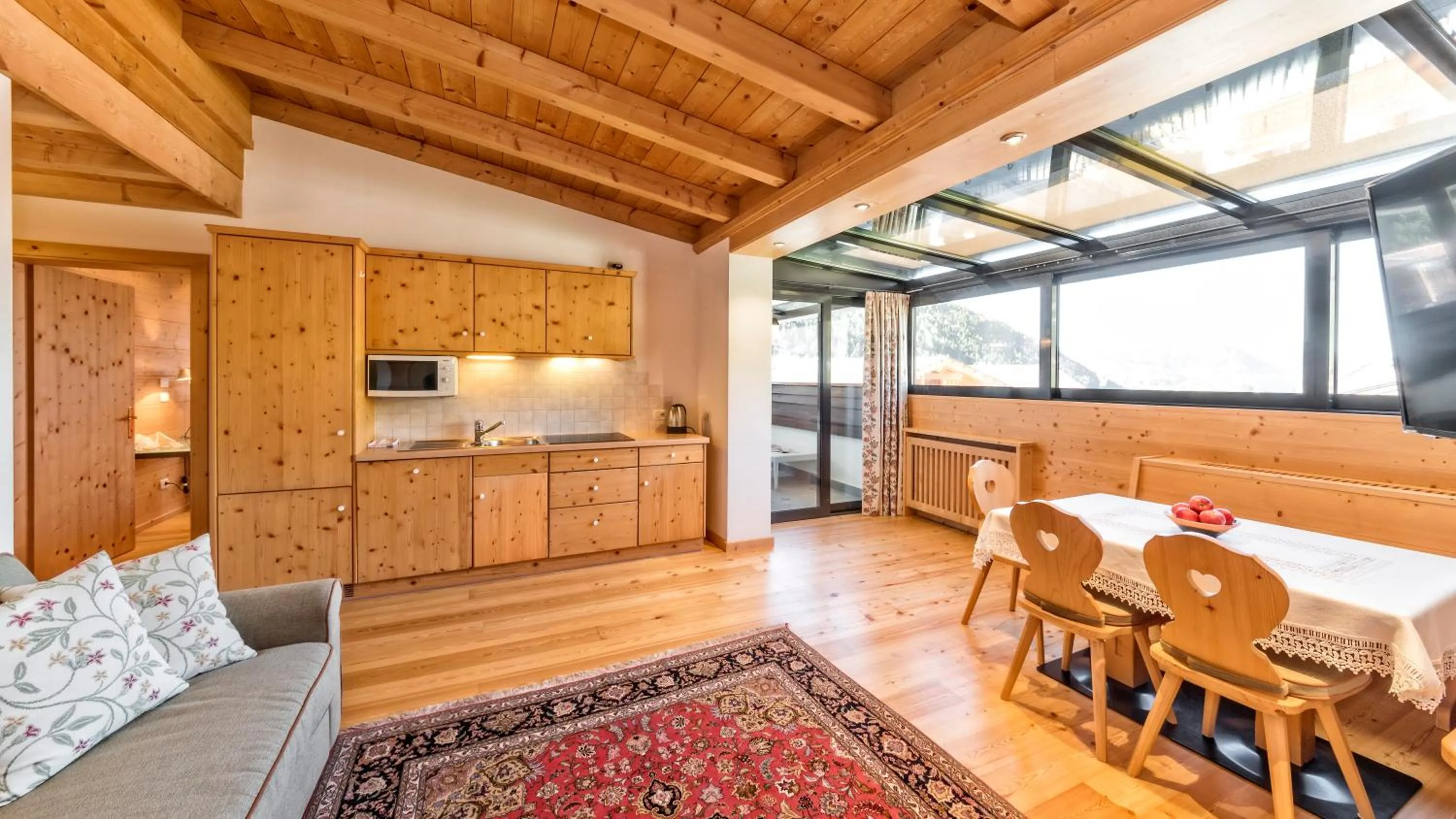 Kitchen or kitchenette in Residence Cesa Rives