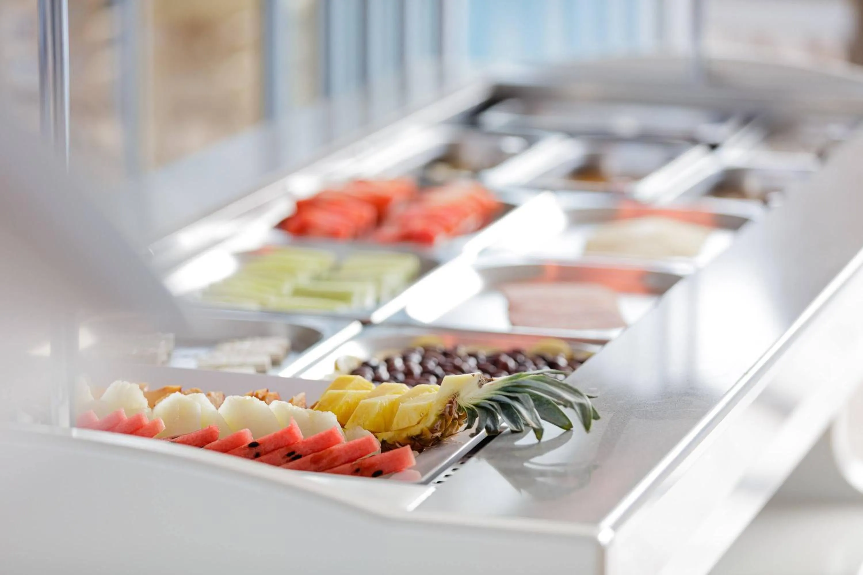 Buffet breakfast in Theo Star Beach Hotel