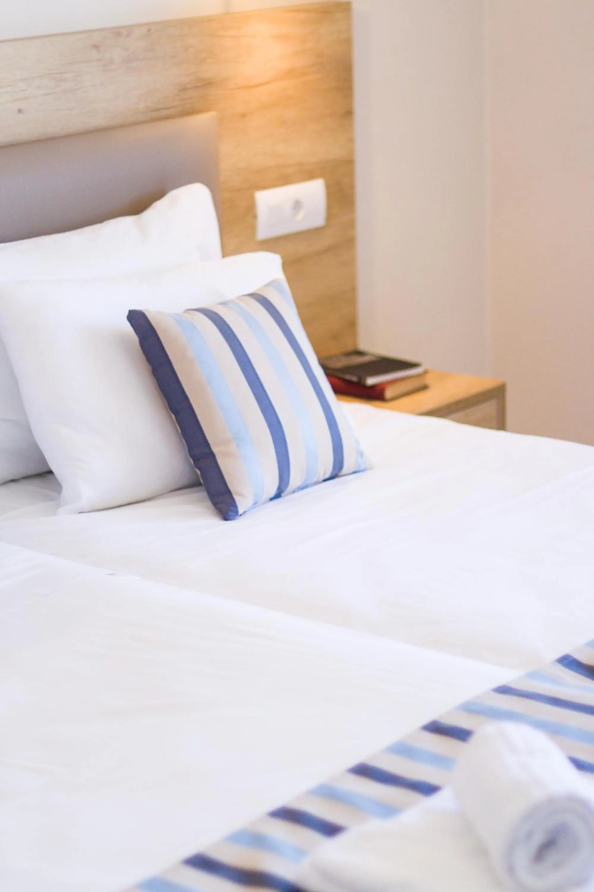 Bed in Theo Star Beach Hotel