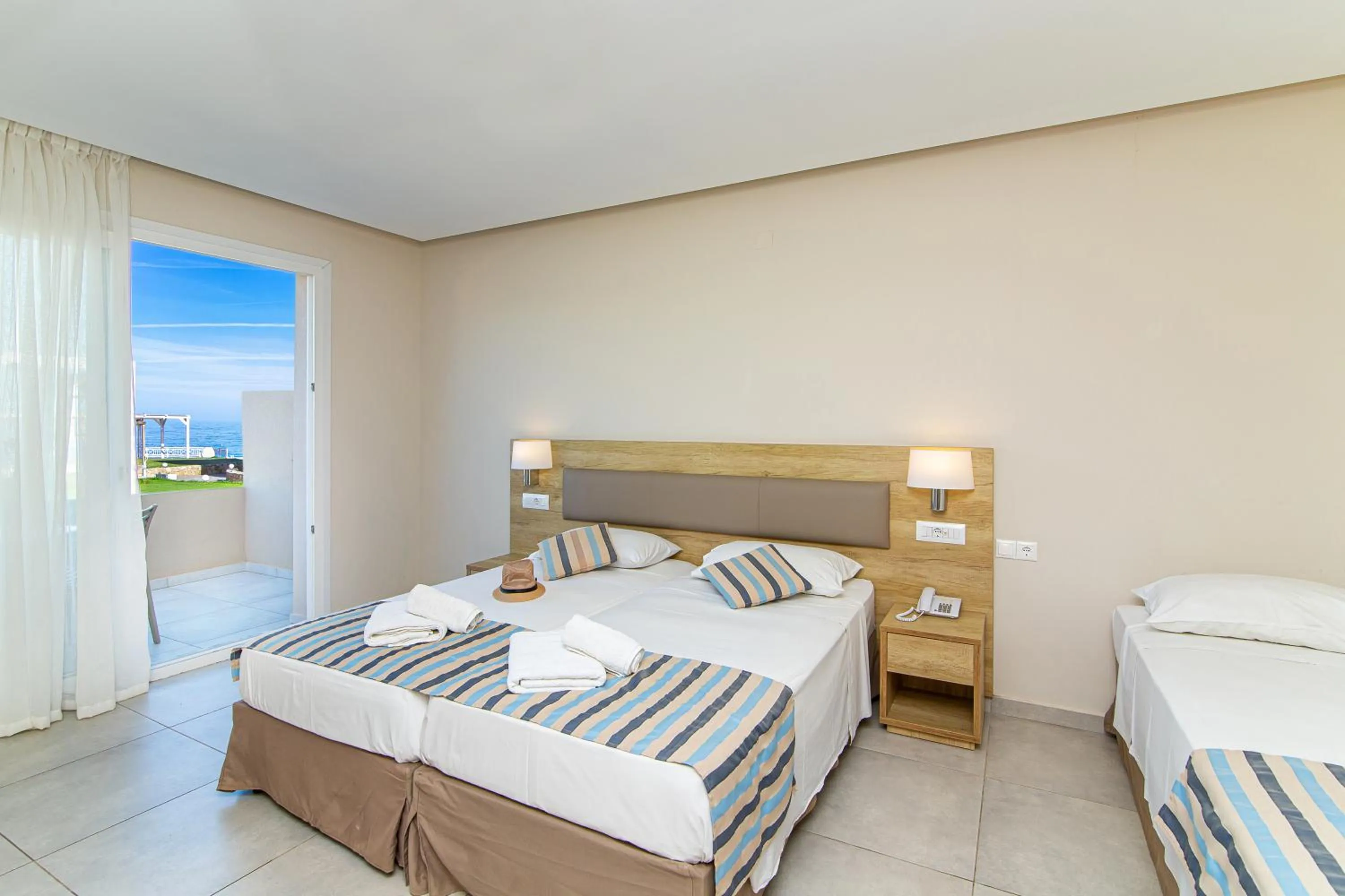 Photo of the whole room, Bed in Theo Star Beach Hotel