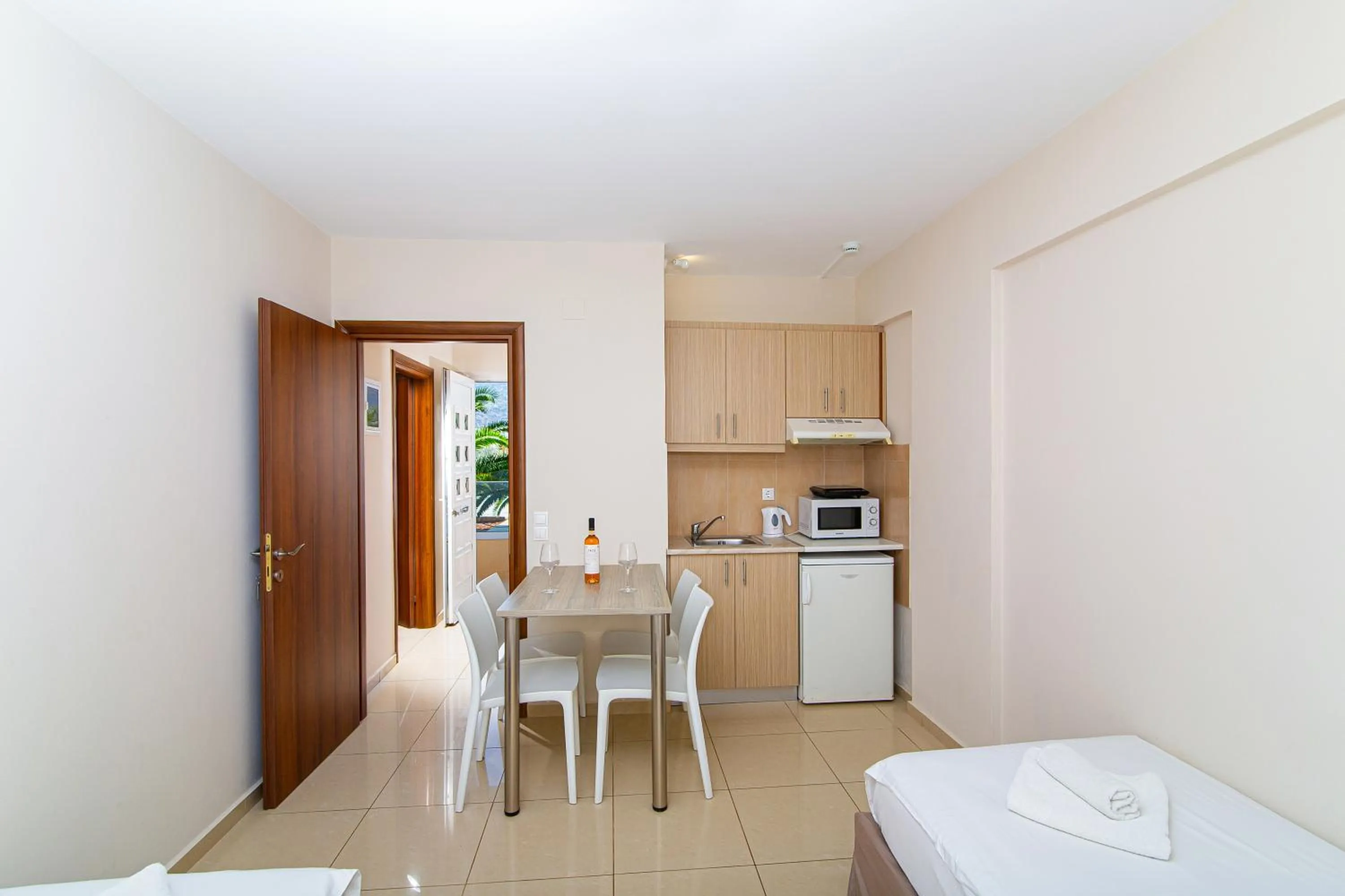 Kitchen or kitchenette in Theo Star Beach Hotel