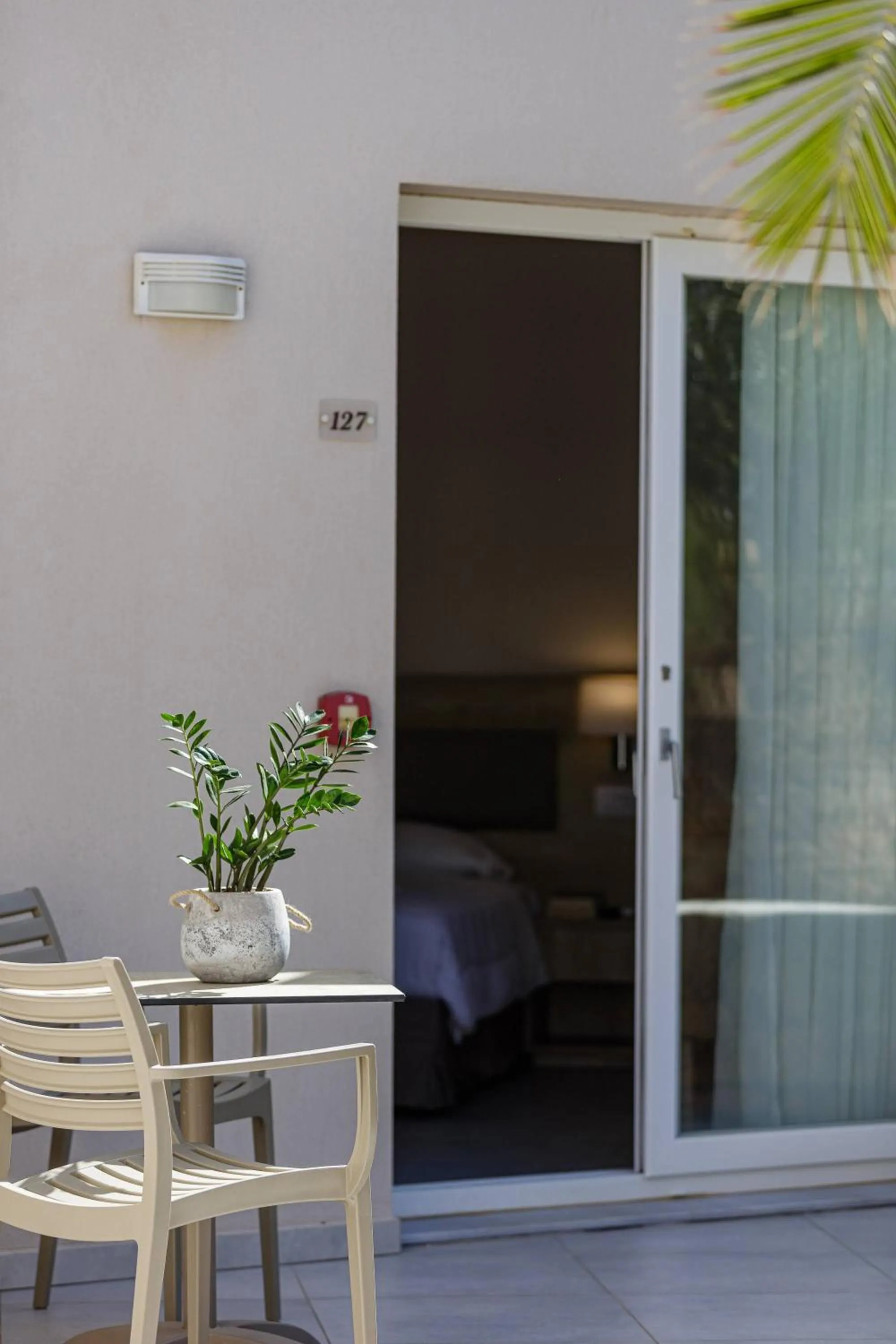 Patio in Theo Star Beach Hotel