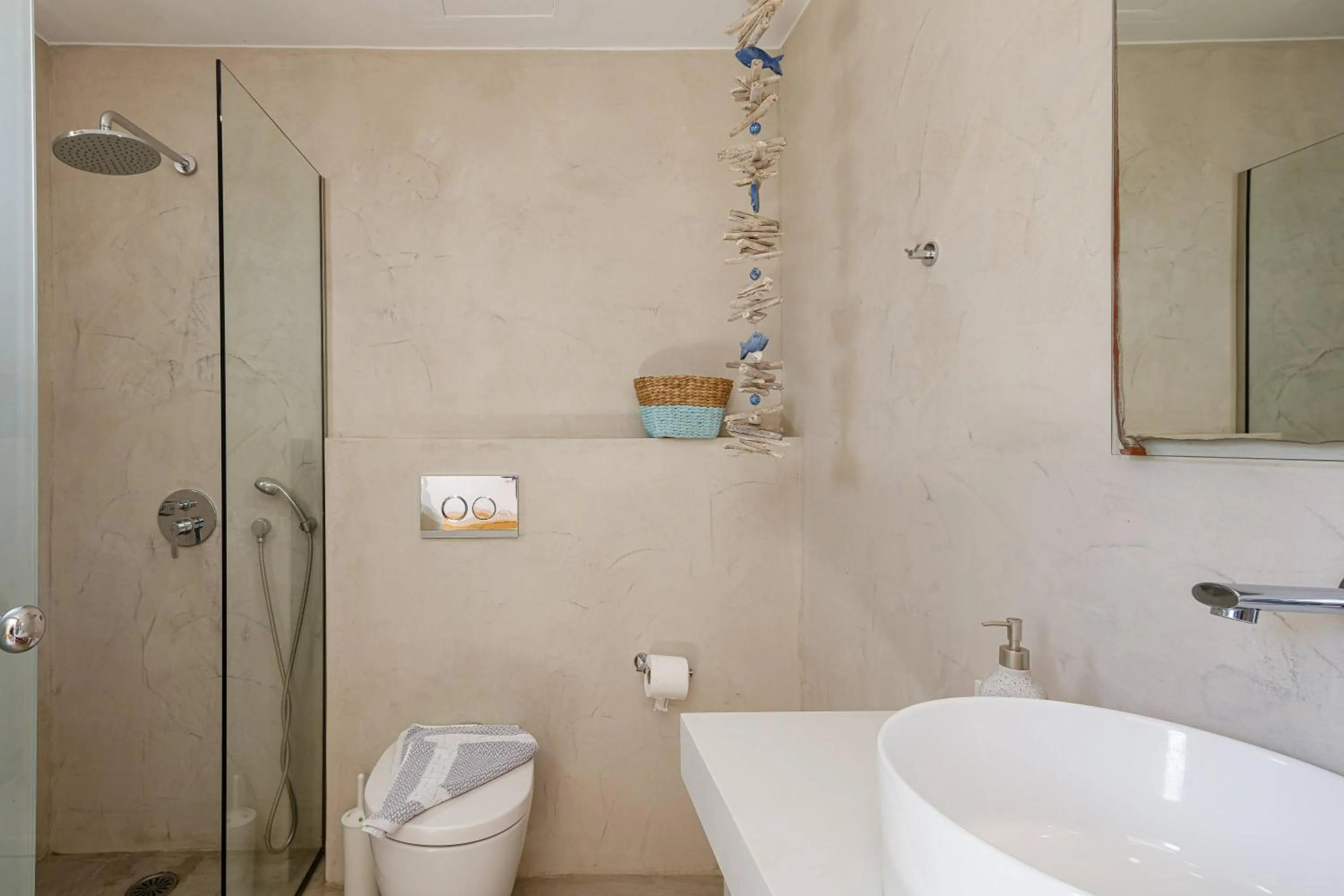 Bathroom in Theo Star Beach Hotel