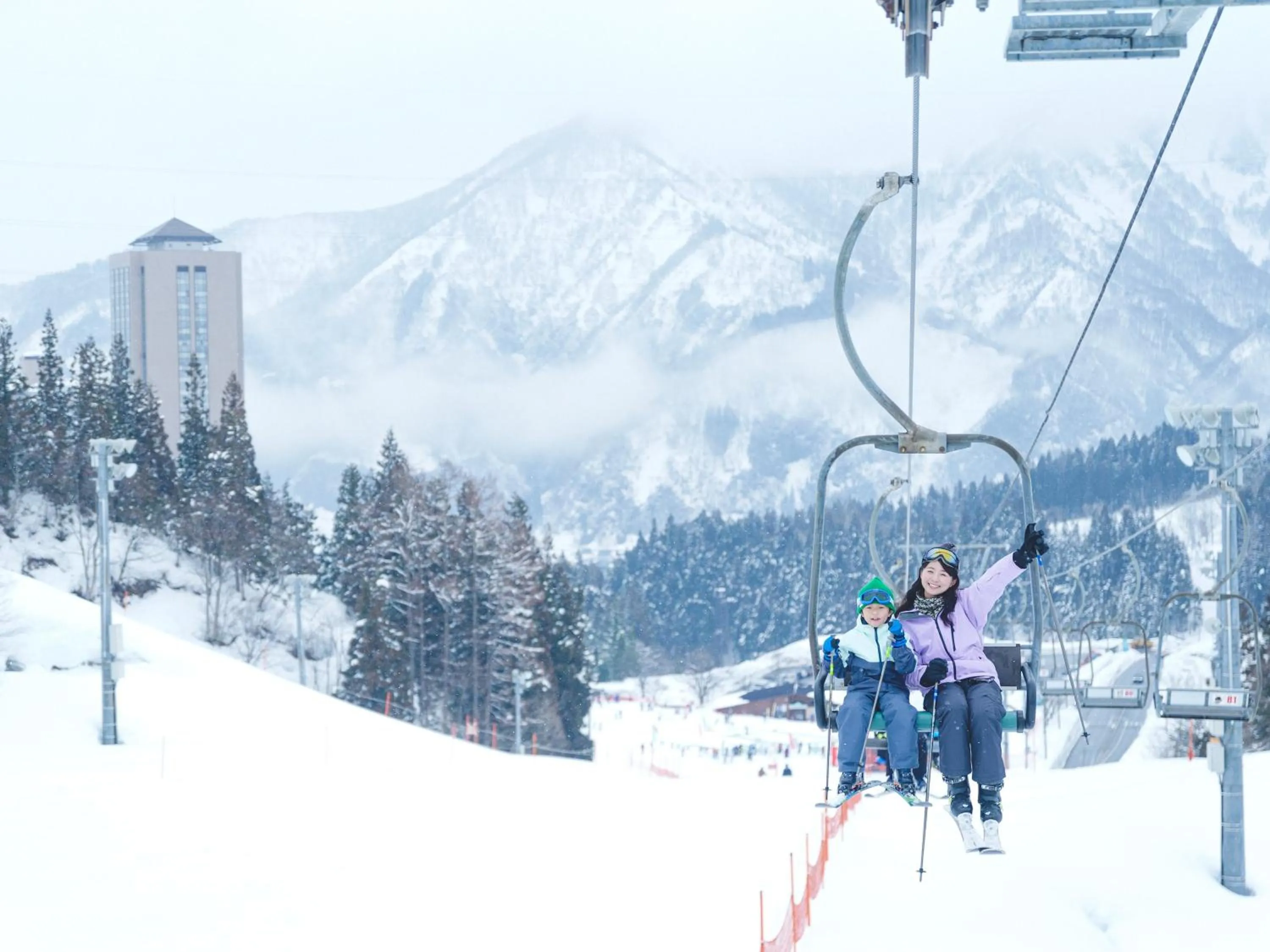 Skiing in NASPA New Otani