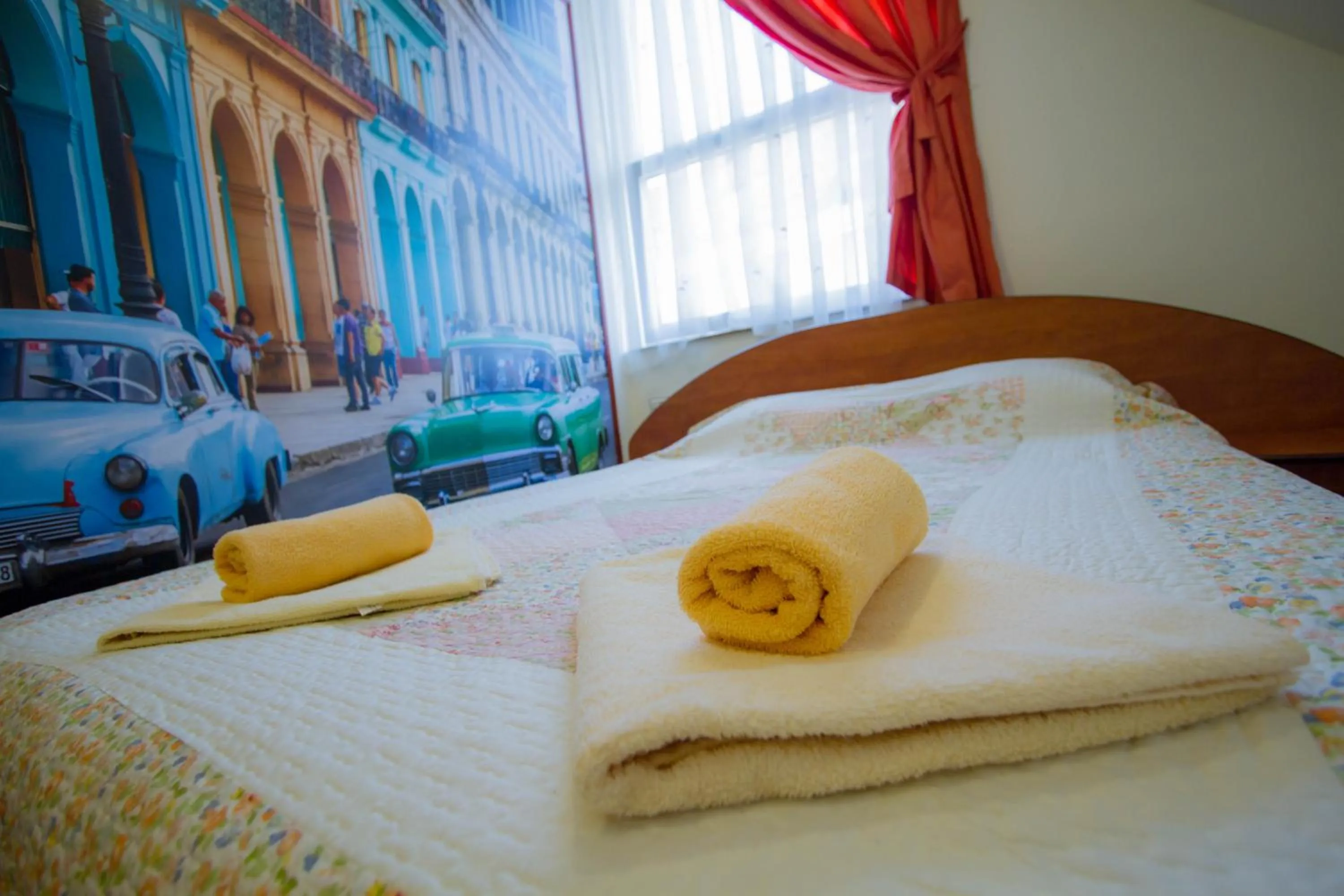 Decorative detail, Bed in Pension Casa Timar