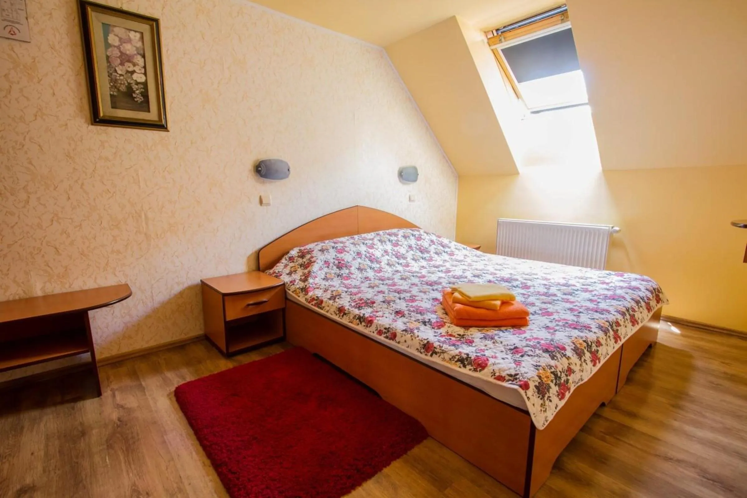 Bed in Pension Casa Timar