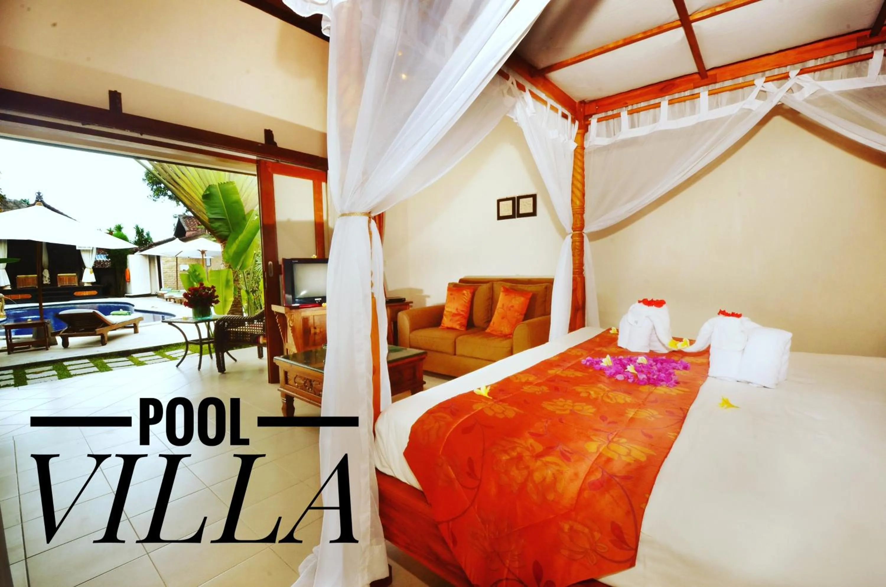 Photo of the whole room in Tirta Ayu Hotel and Restaurant