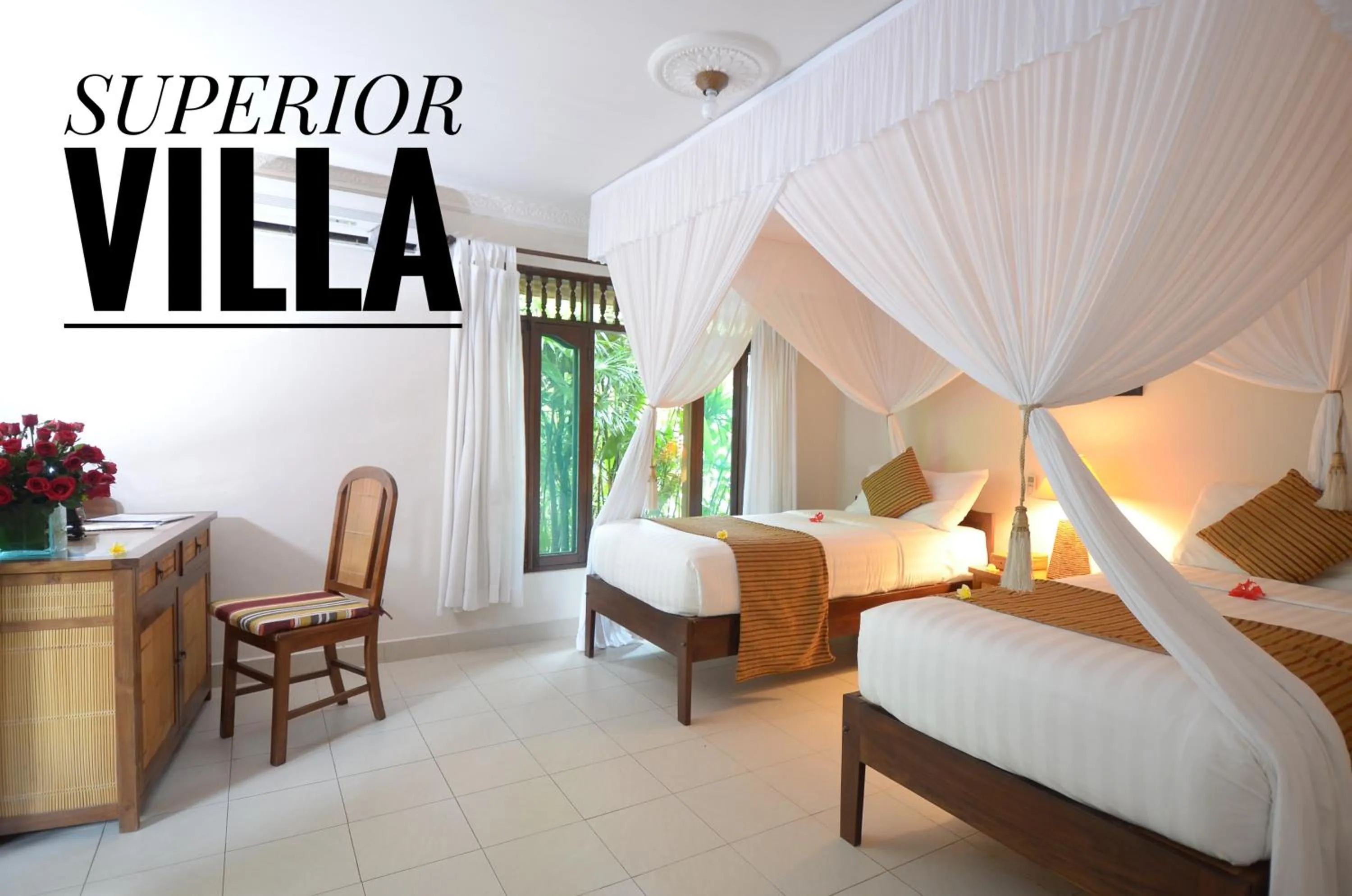 Photo of the whole room in Tirta Ayu Hotel and Restaurant