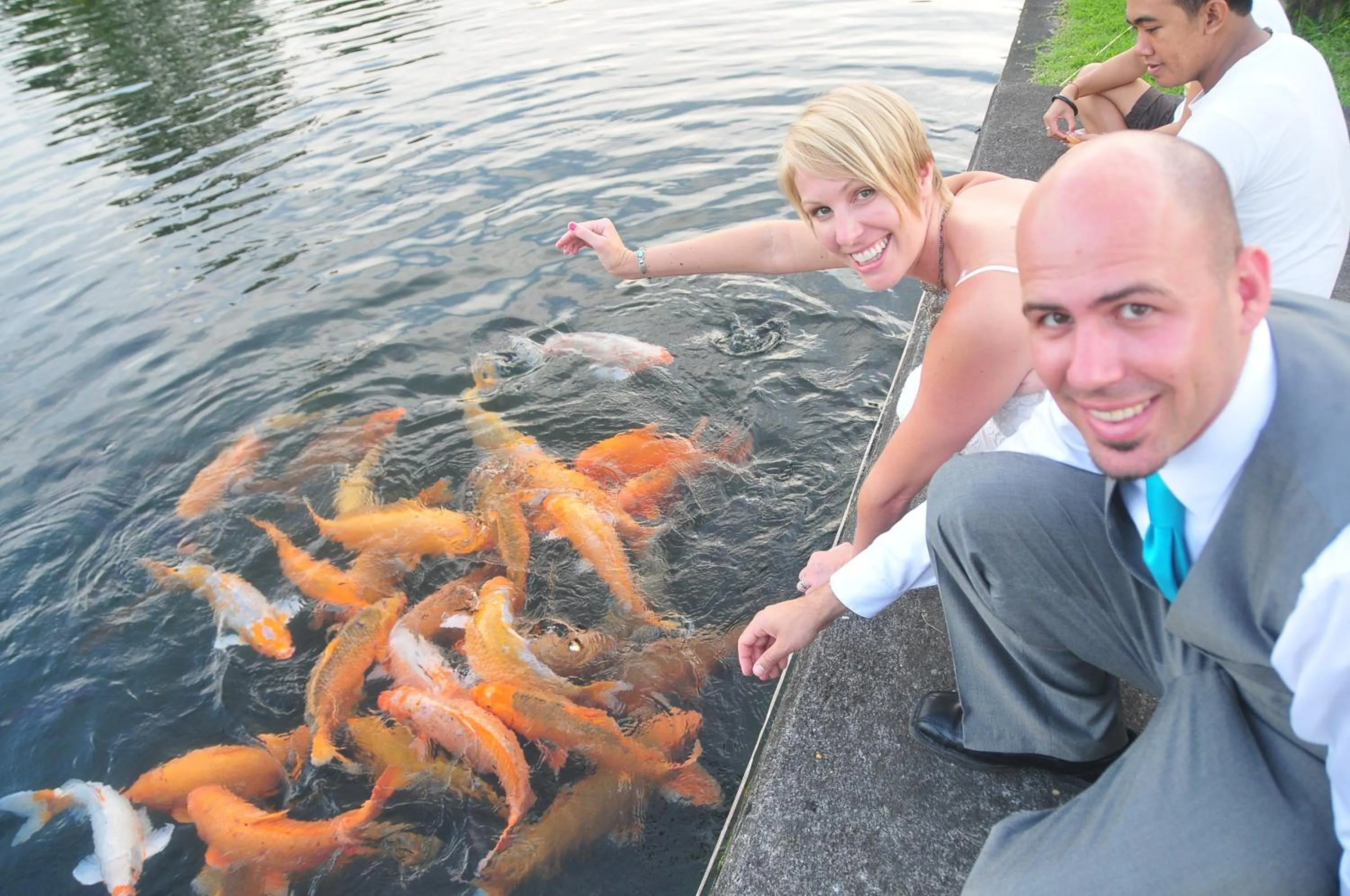 People in Tirta Ayu Hotel and Restaurant