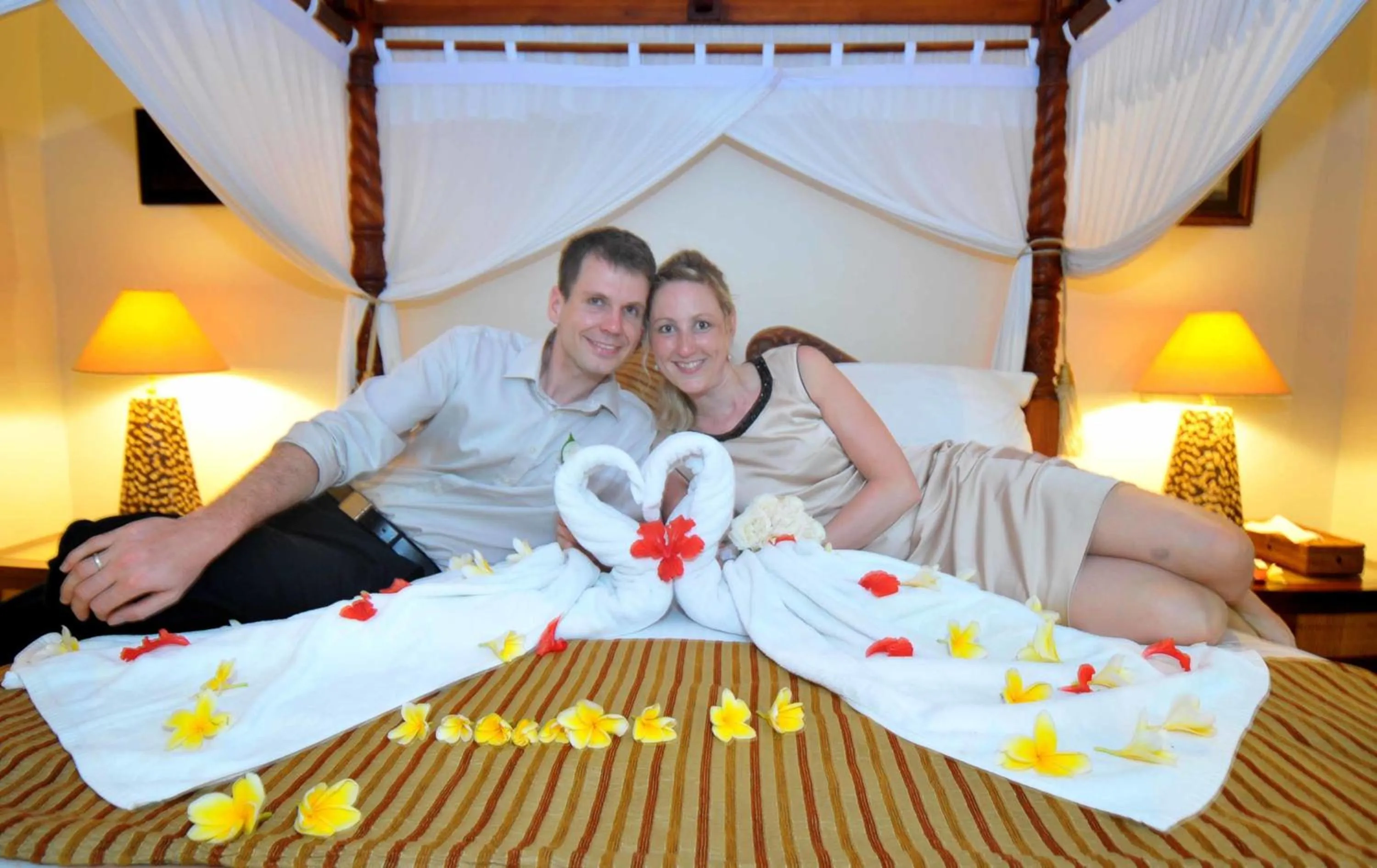 Bedroom in Tirta Ayu Hotel and Restaurant